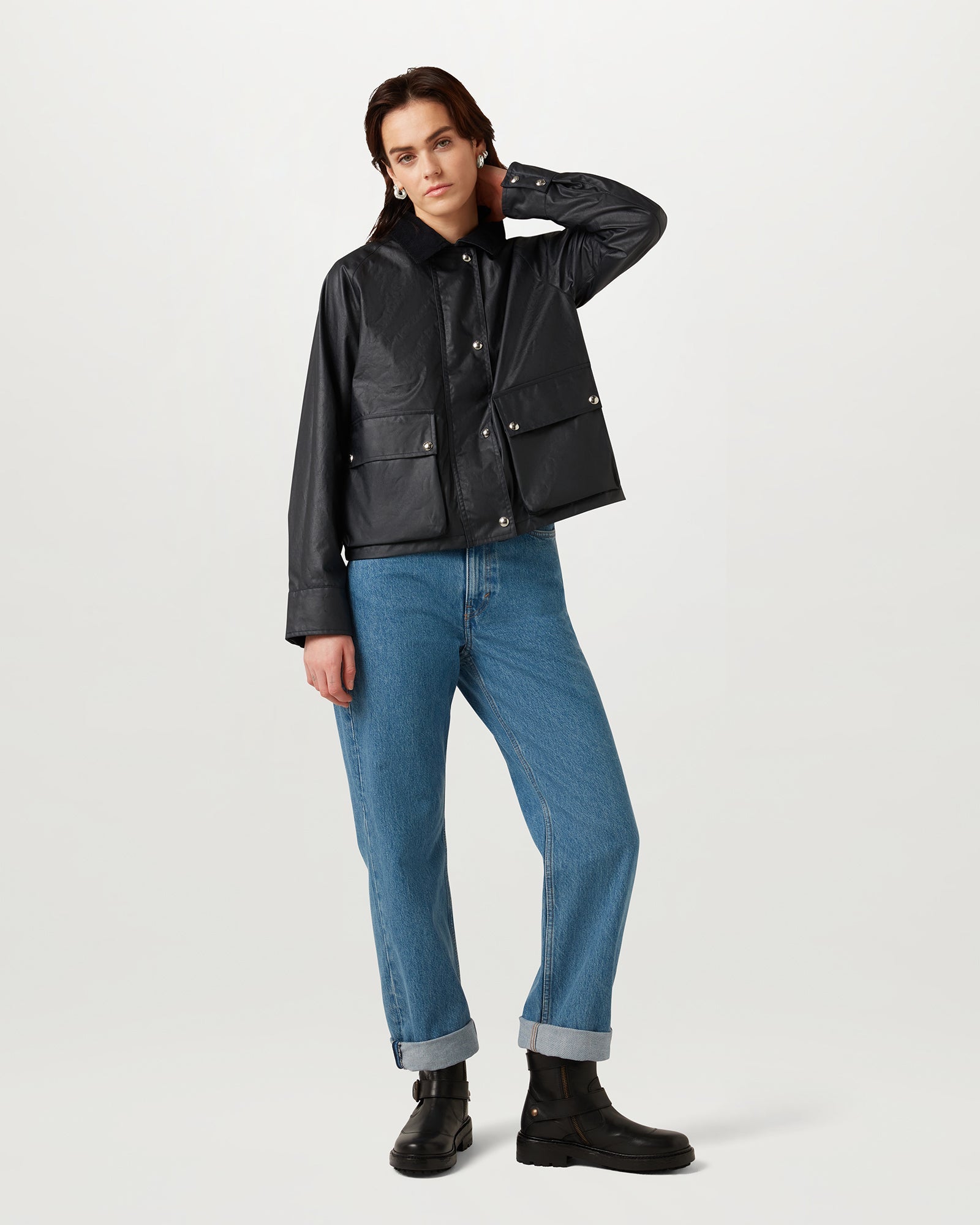 CYAN JACKET - MID BLUE