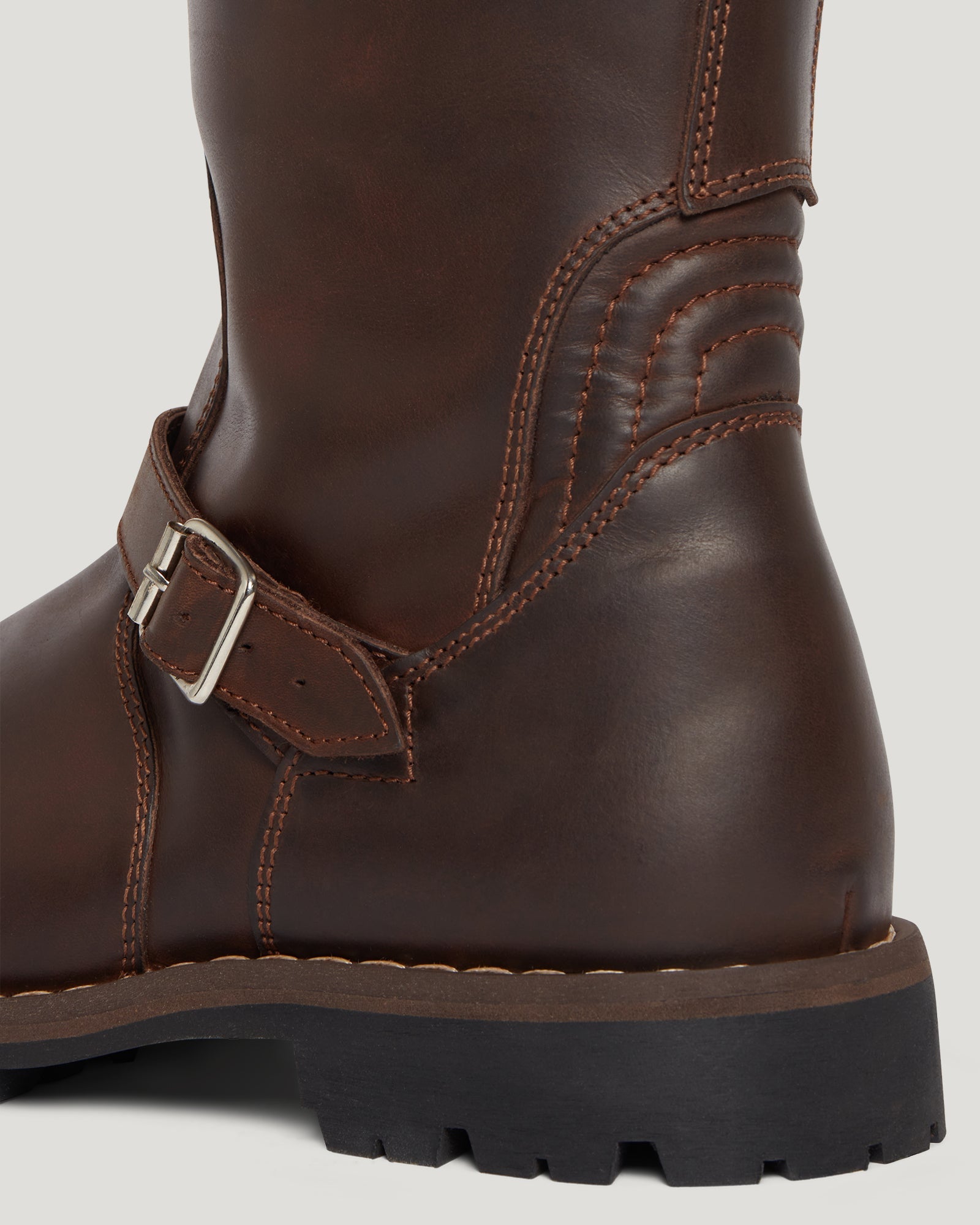 BOTAS DE MOTORISTA ENDURANCE - Negro marrón