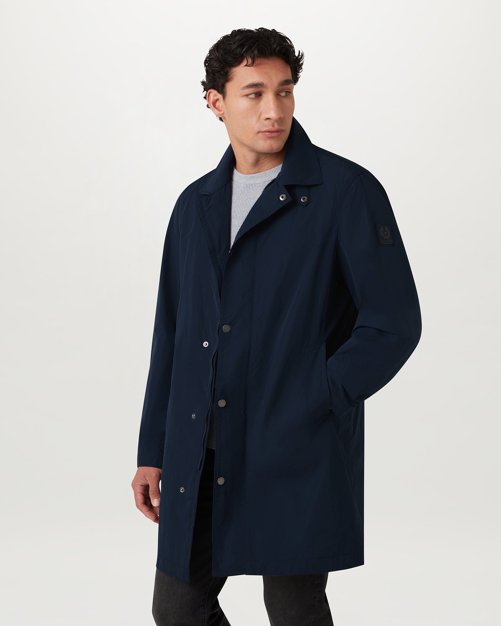 FARER MANTEL - Dunkles Tintenblau