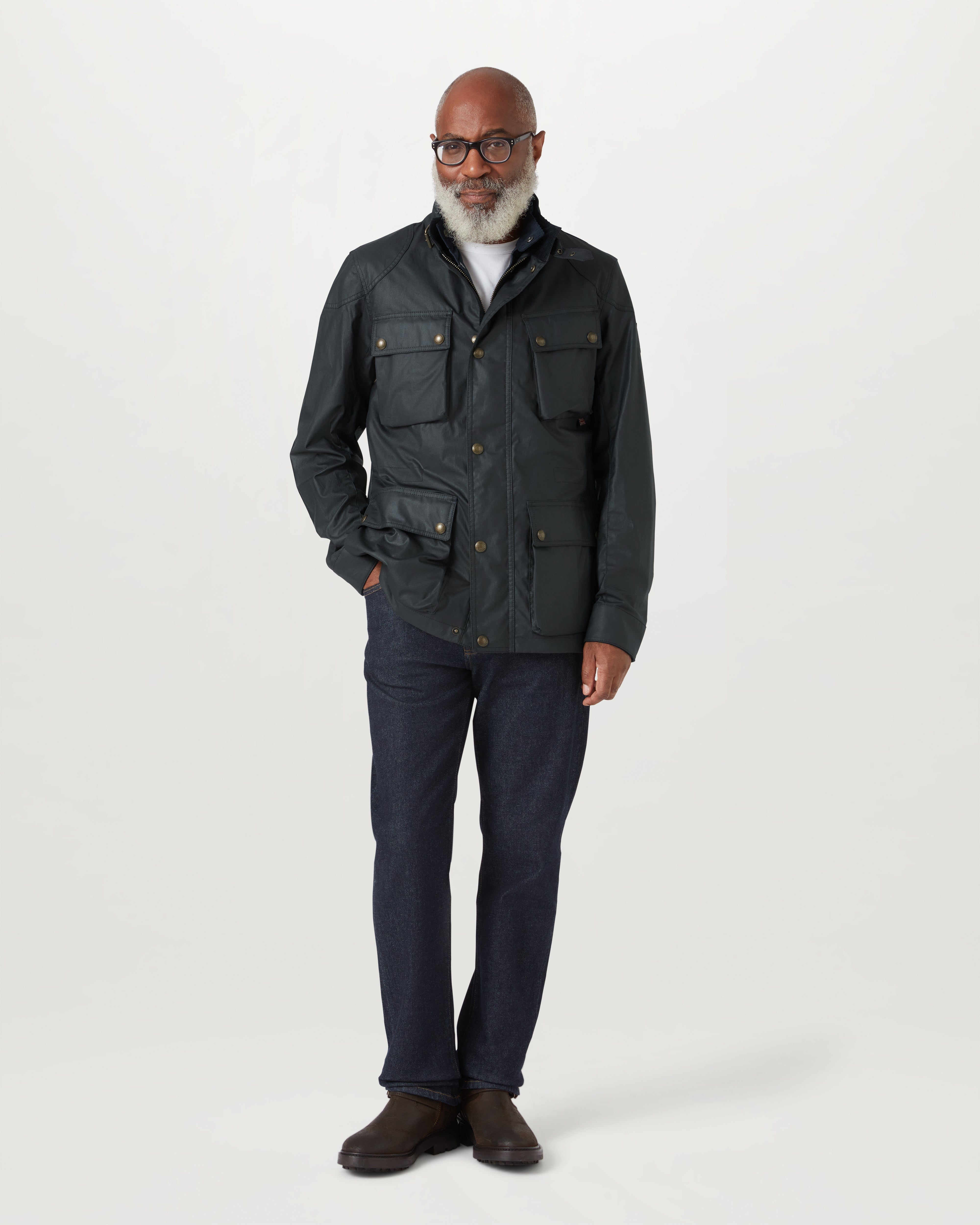 BELSTAFF ネイビー　フィールドマスター FIELDMASTER ICON JACKET – Belstaff.com