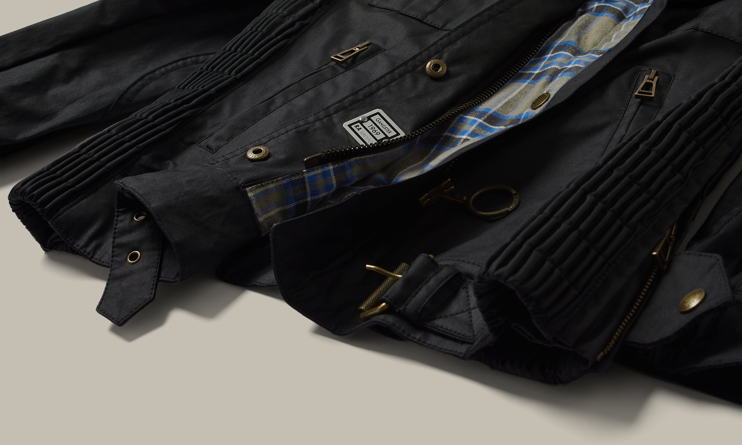 GANGSTER IKONEN JACKE - Dunkles Marineblau