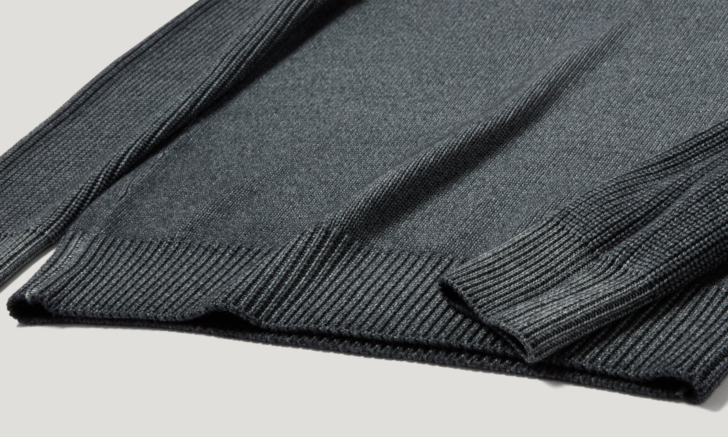 GARMENT DYE ASPECT CREW NECK - Petrol