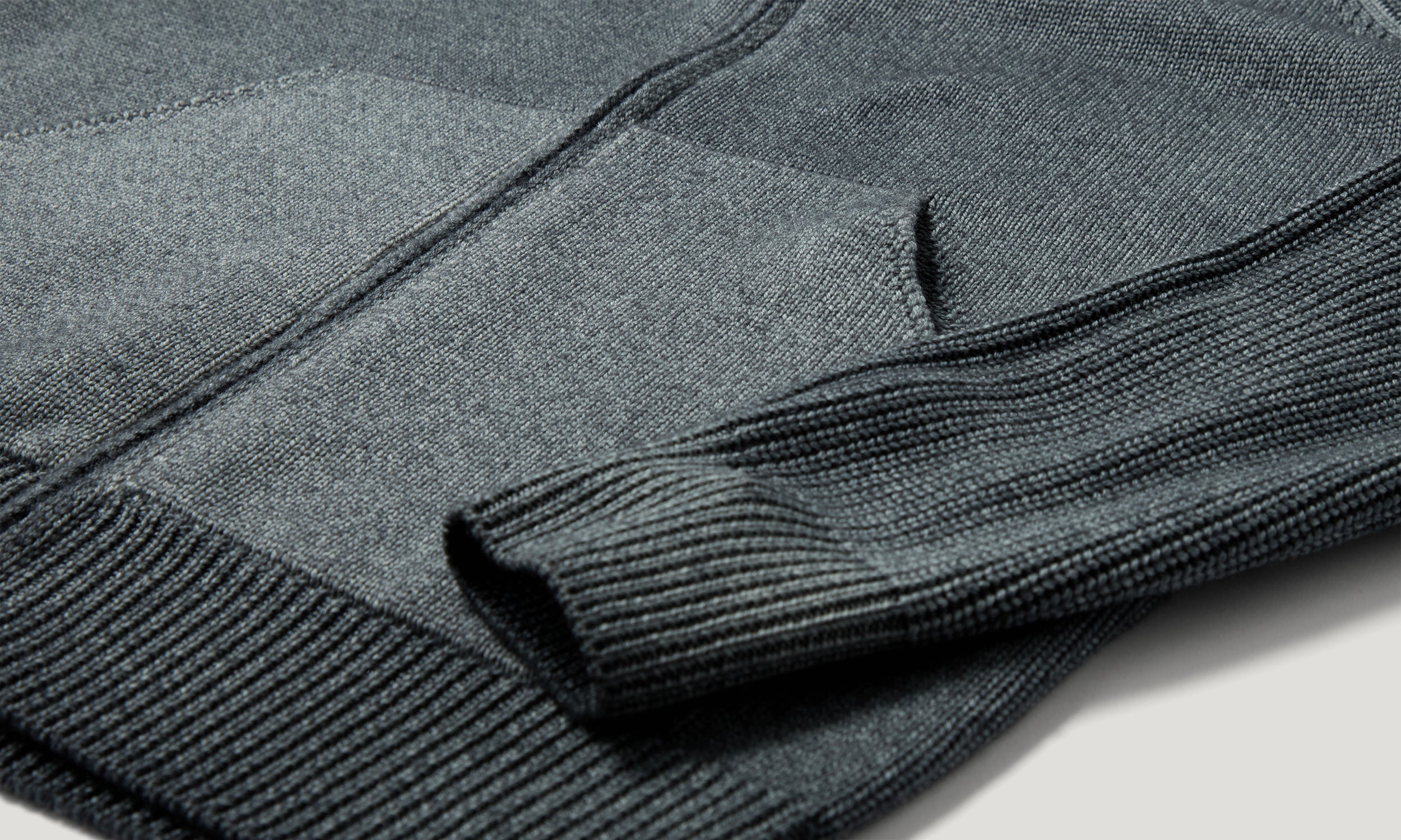 CARDIGAN ASPECT TINTO IN CAPO CON ZIP INTERA - Petrolio