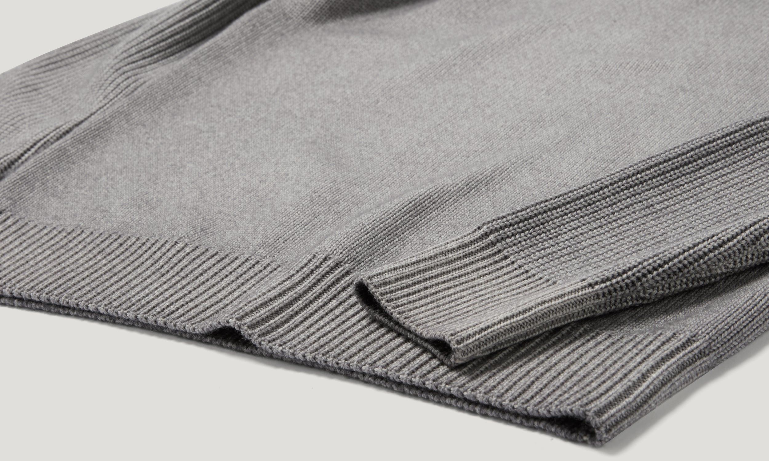 GARMENT DYE ASPECT QUARTER ZIP - Concrete