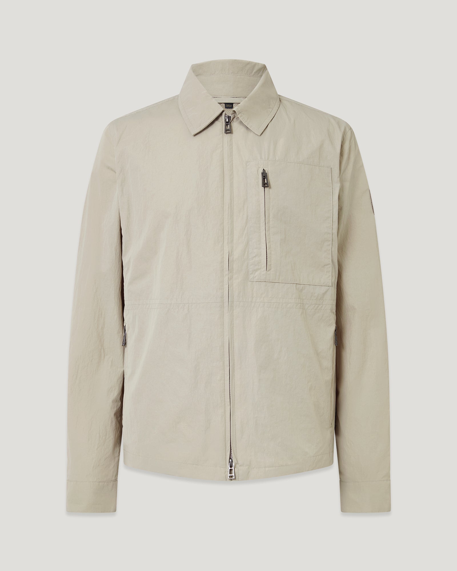 GRID OVERSHIRT - Dark Sand