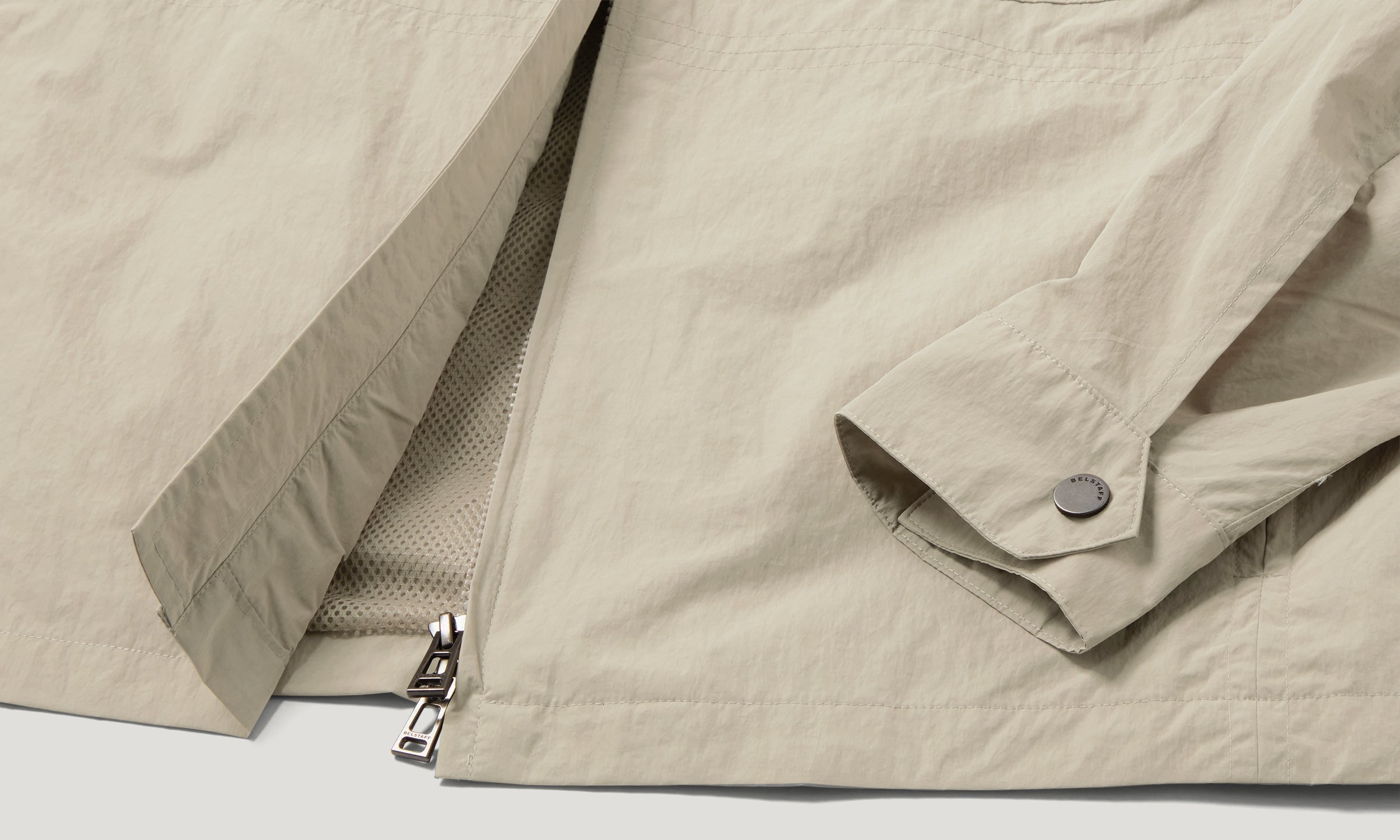 GRID OVERSHIRT - Dark Sand