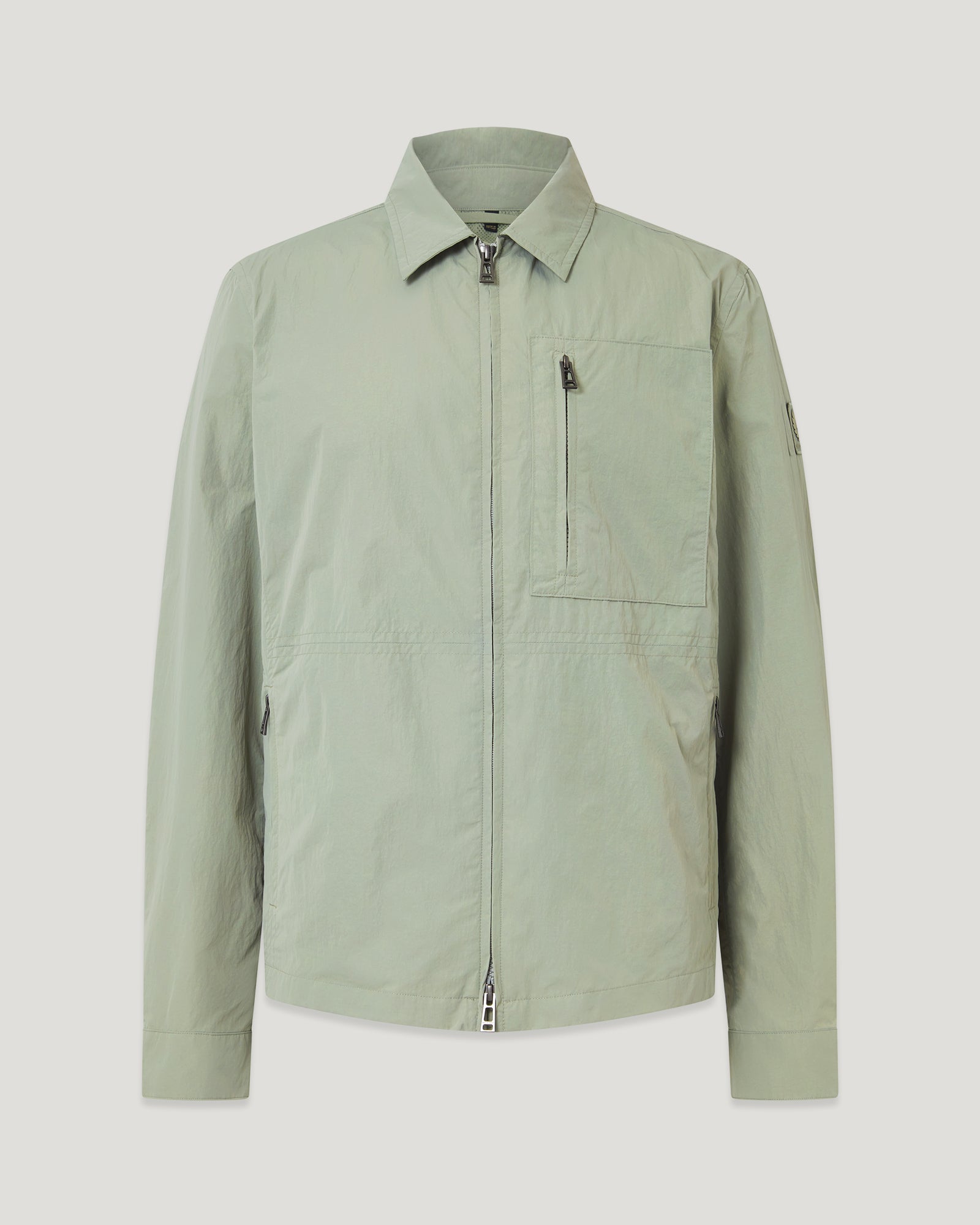 GRID OVERSHIRT - Lichen
