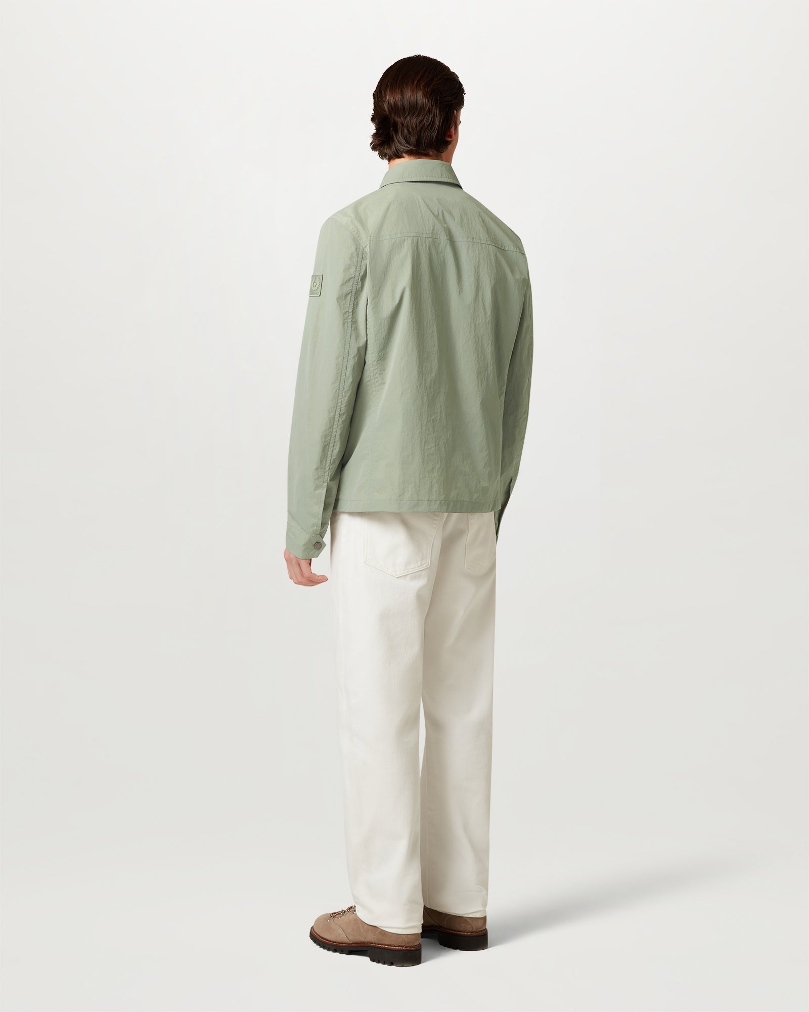 GRID OVERSHIRT - Lichen