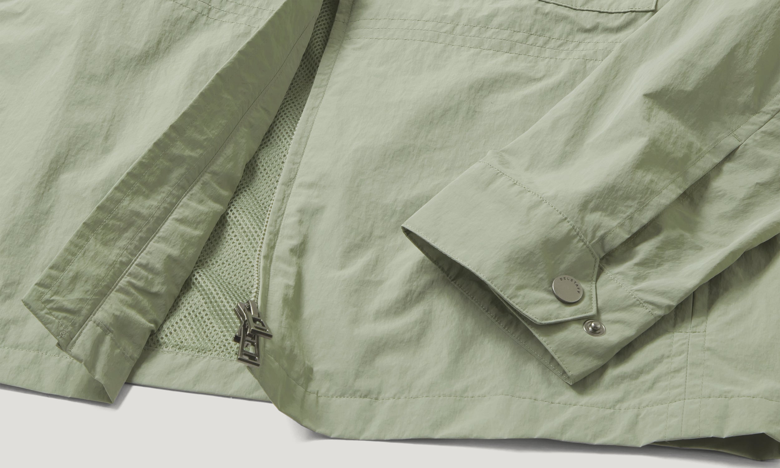 GRID OVERSHIRT - Lichen
