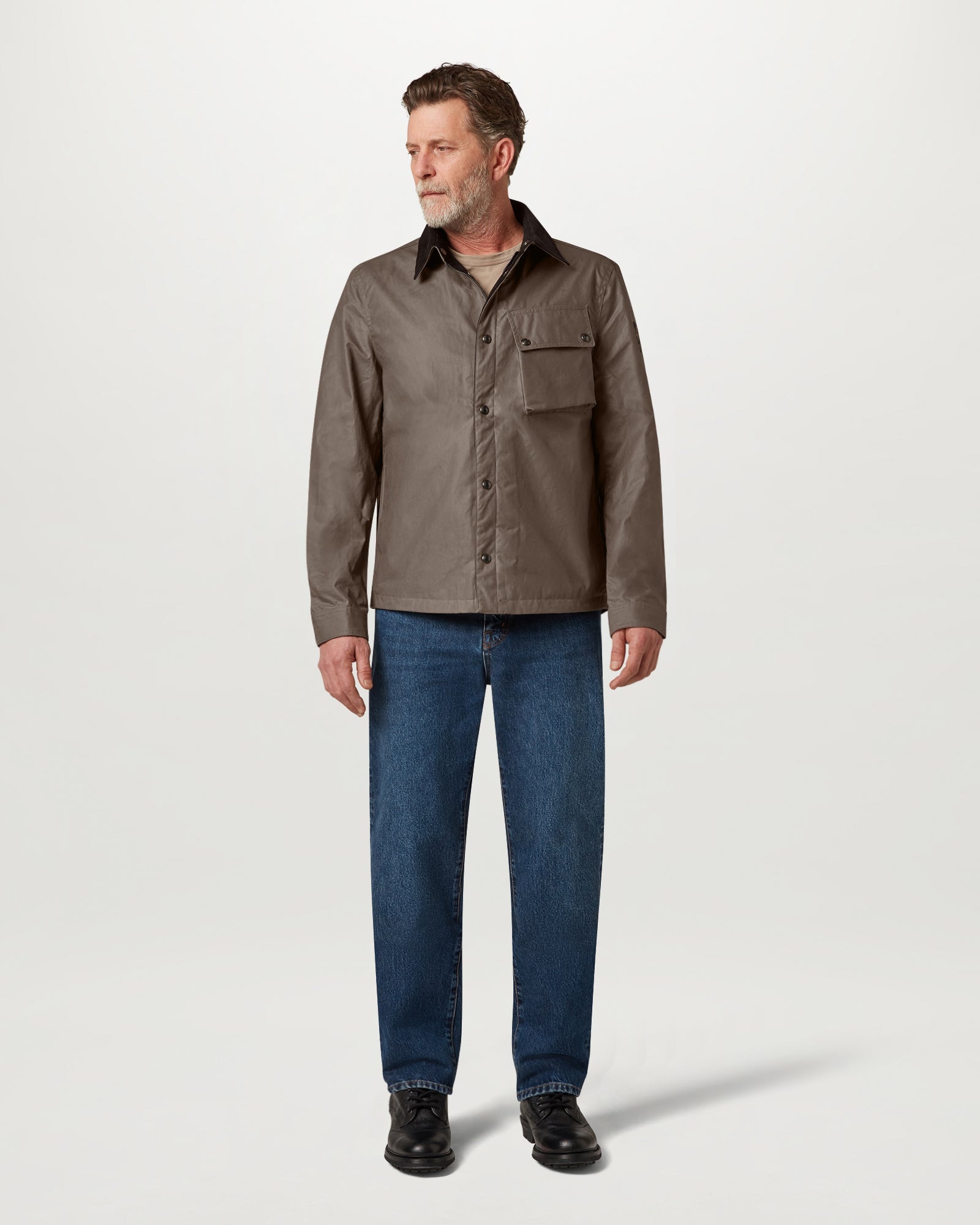 GROUND JACKE - Dunkel Asphalt