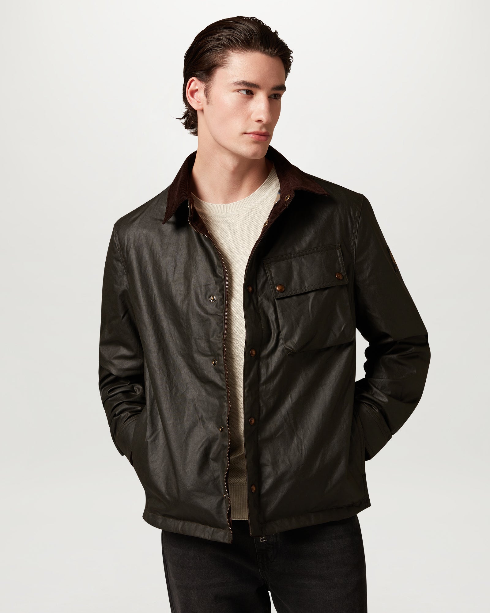 GROUND JACKET - Faded Olive