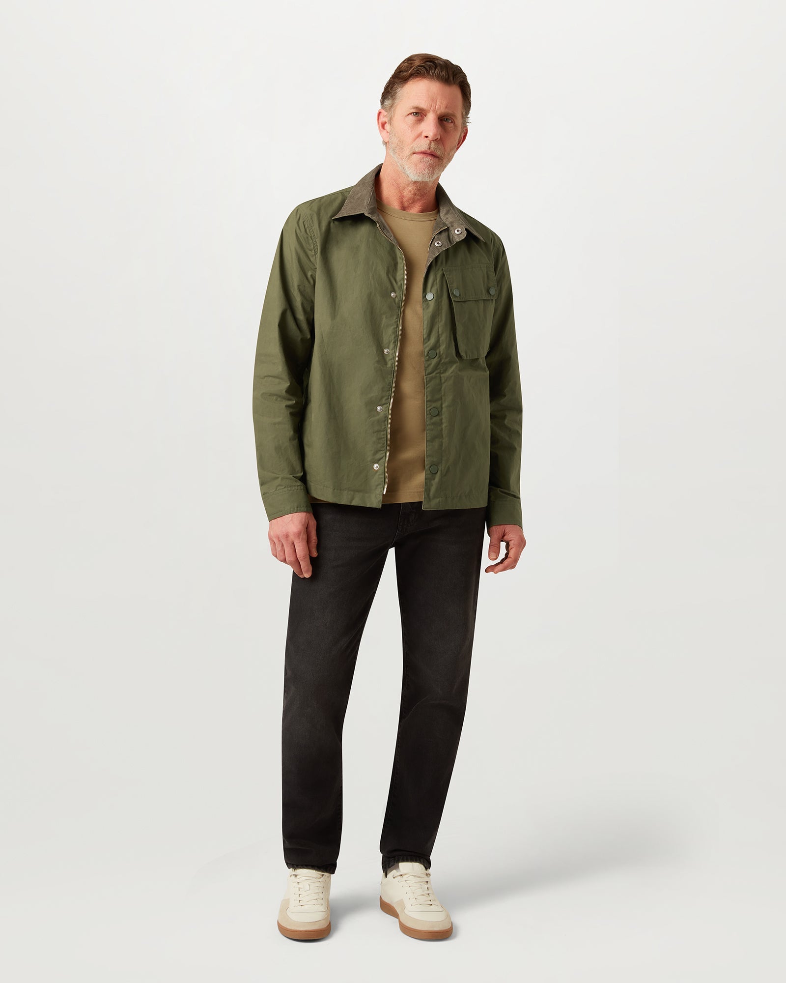 GROUND JACKET - True Olive