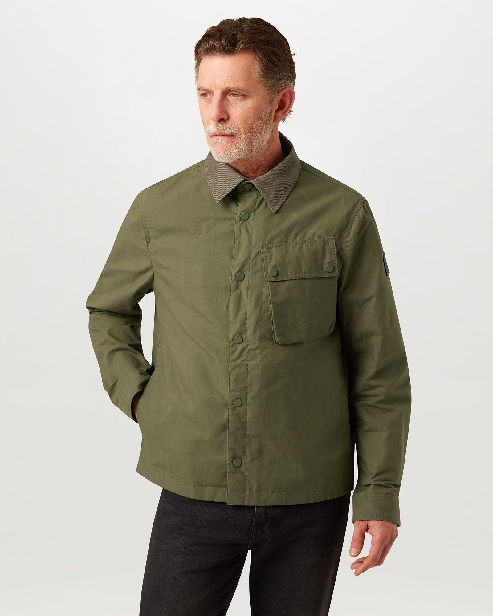 GROUND JACKET - True Olive