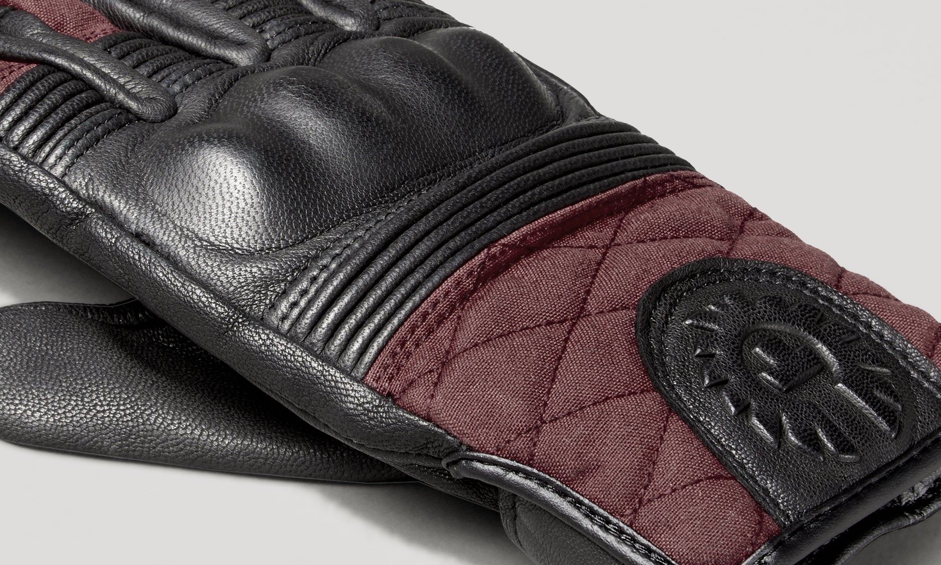 HAMPSTEAD MOTORRADHANDSCHUHE - Schwarz/Rot