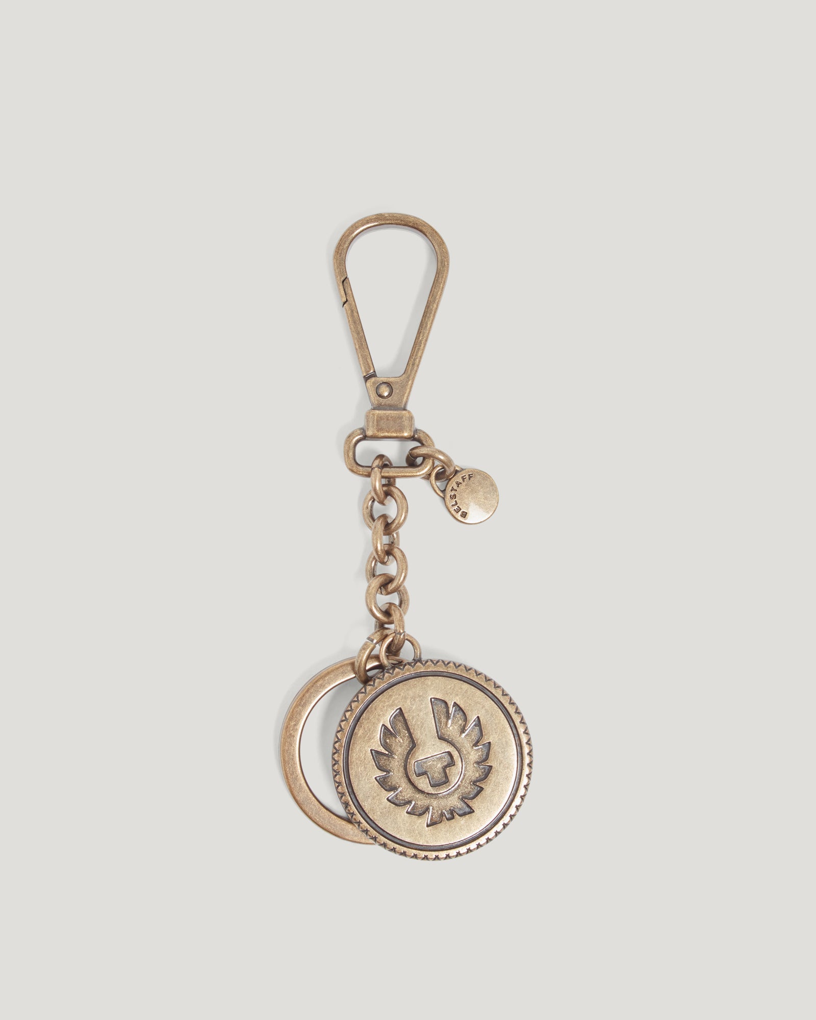 HARDING METAL KEYRING - Antique Brass