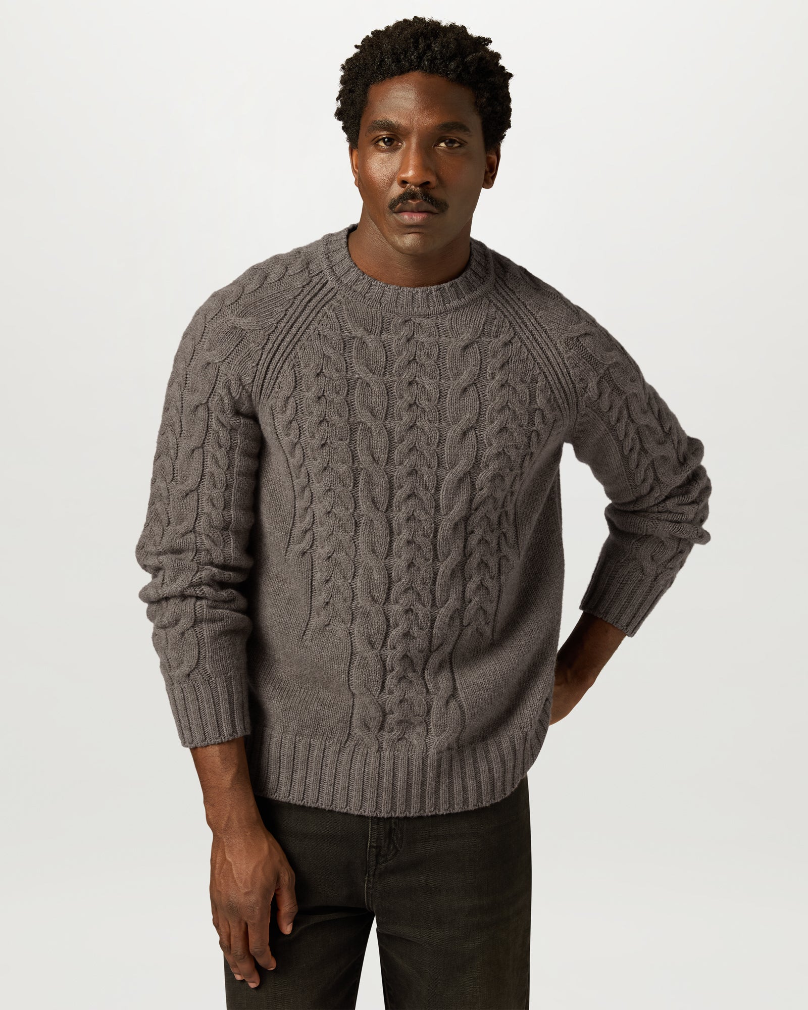 HARROW CABLE KNIT CREW – Belstaff.com