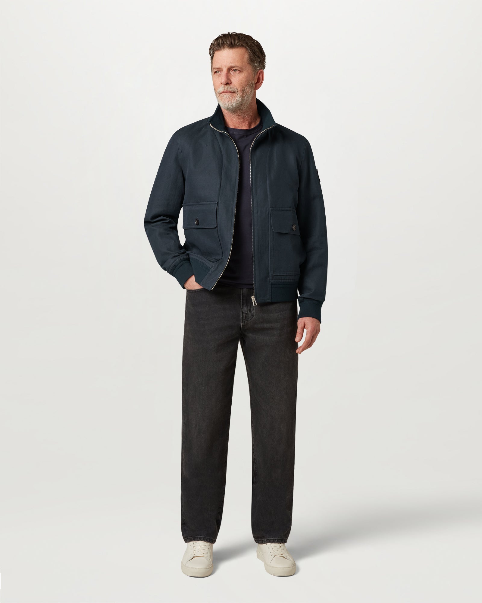 HELSTON JACKET - Dark Ink