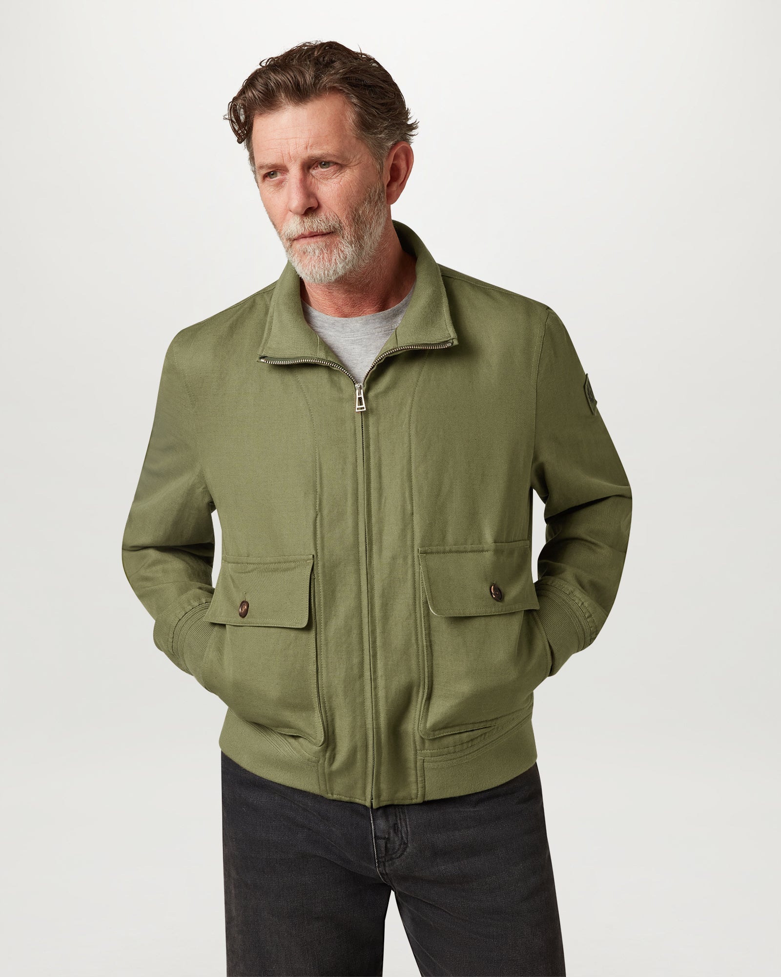 HELSTON JACKET - True Olive