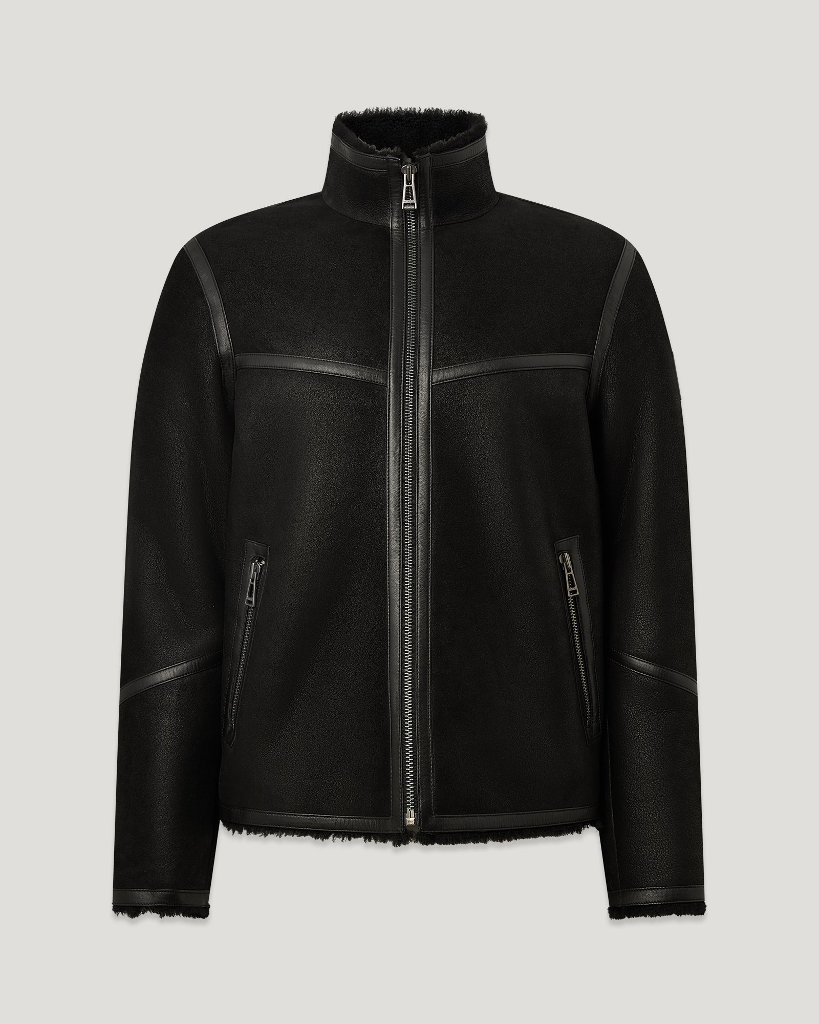 VESTE EN SHEARLING HIGHLAND - Noir