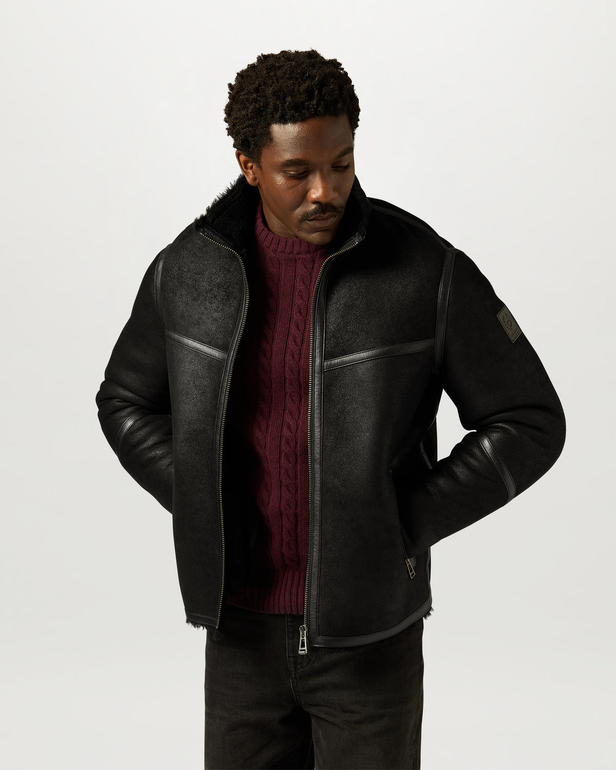 HIGHLAND SHEARLING JACKET