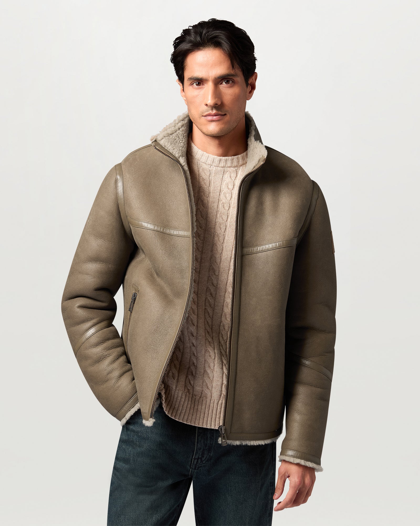 CHAQUETA DE PIEL DE OVEJA HIGHLAND