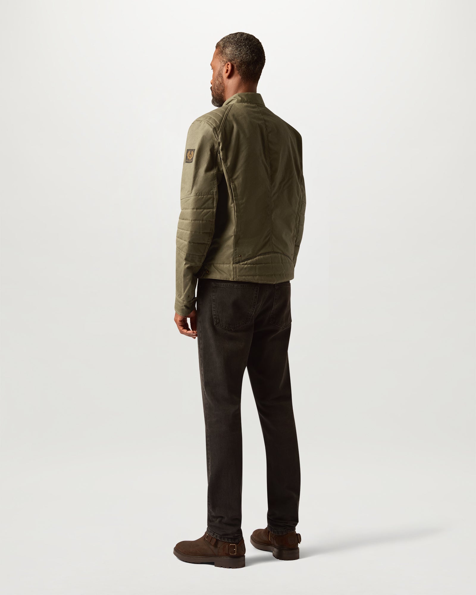 HUMBER MOTORCYCLE JACKET - Olive Green