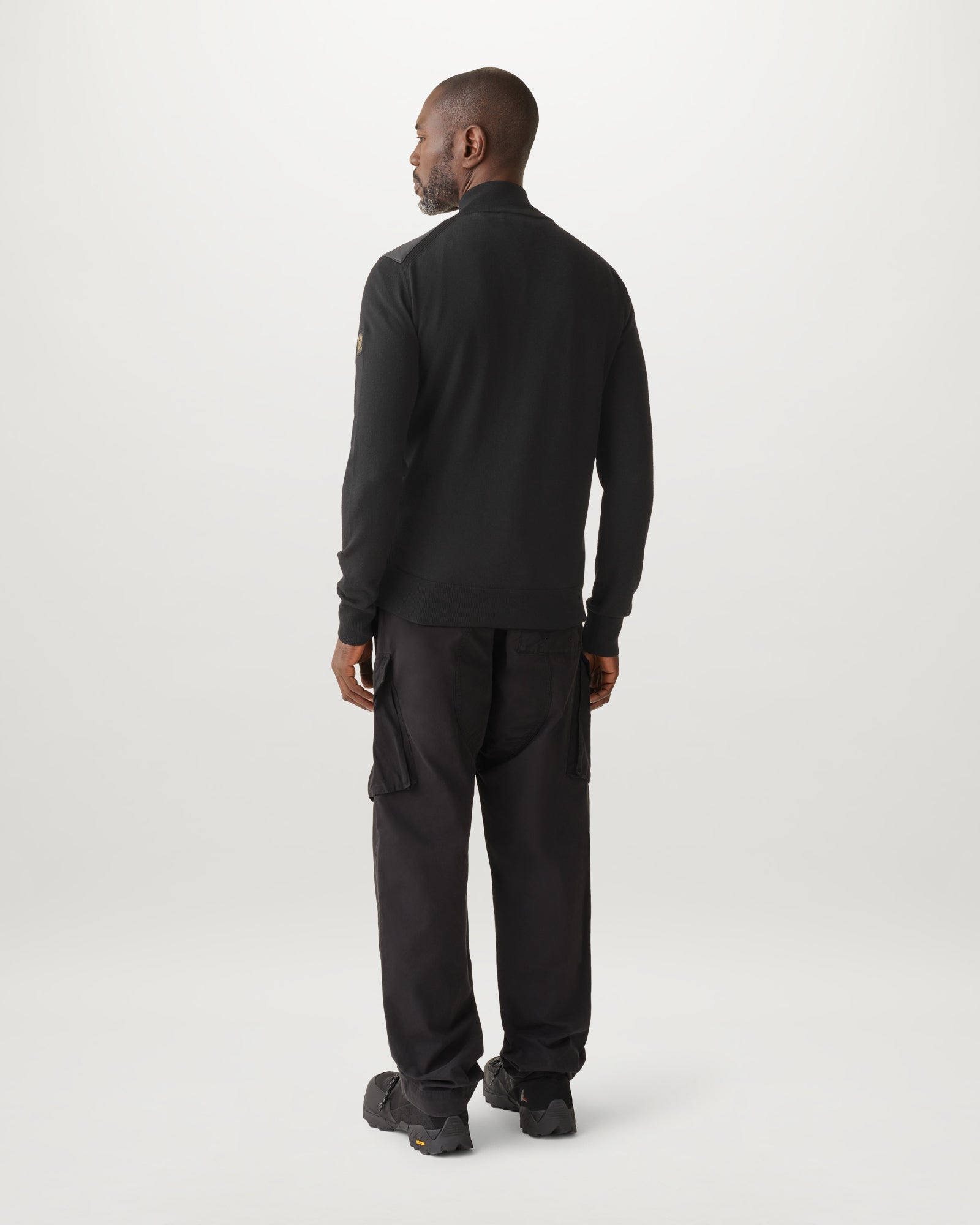 KELBROOK ZIP CARDIGAN - Black