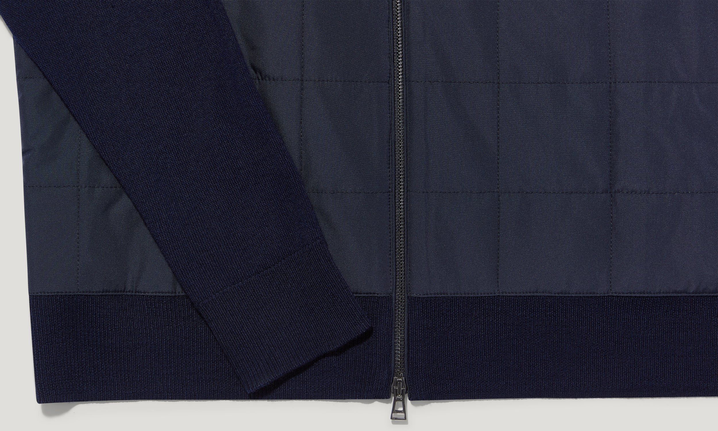 KELBROOK CARDIGAN MIT REIẞVERSCHLUSS - Dunkles Tintenblau