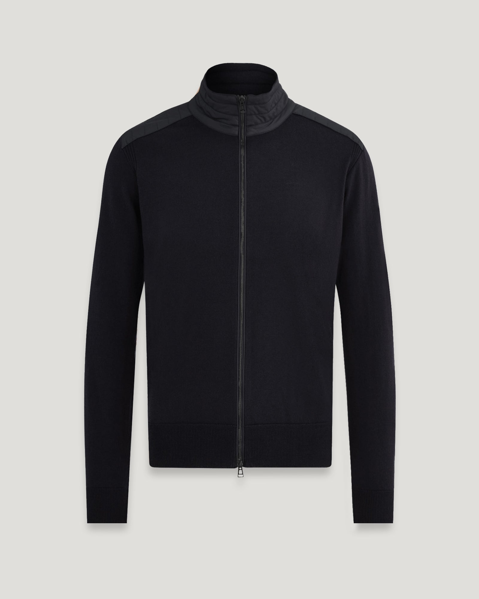 KELBY ZIP CARDIGAN - Black