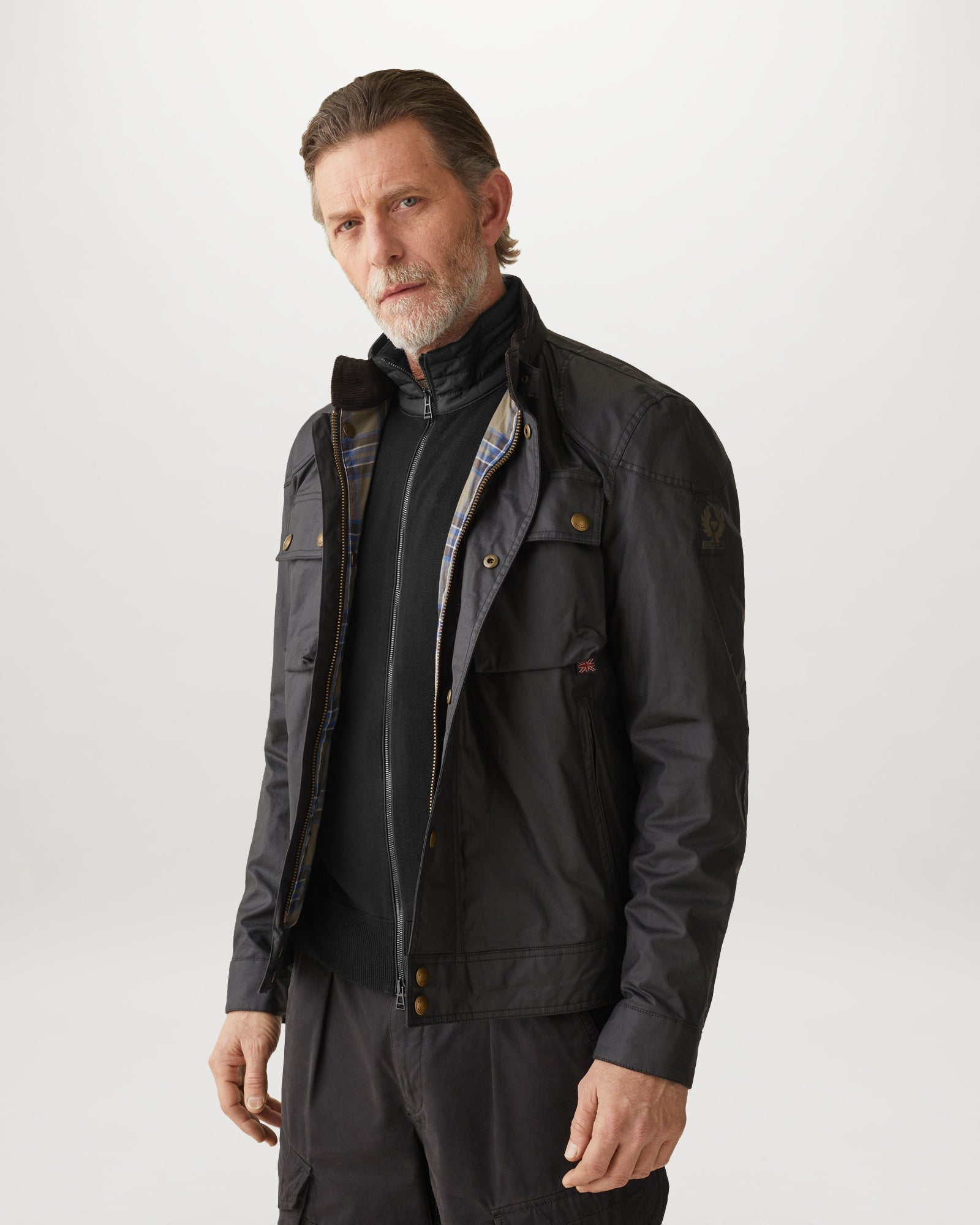 KELBY ZIP CARDIGAN - Black