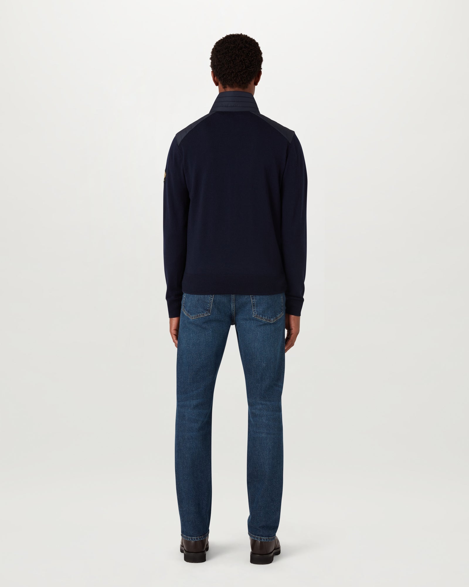 CARDIGAN ZIPPÉ KELBY - Bleu encre foncé