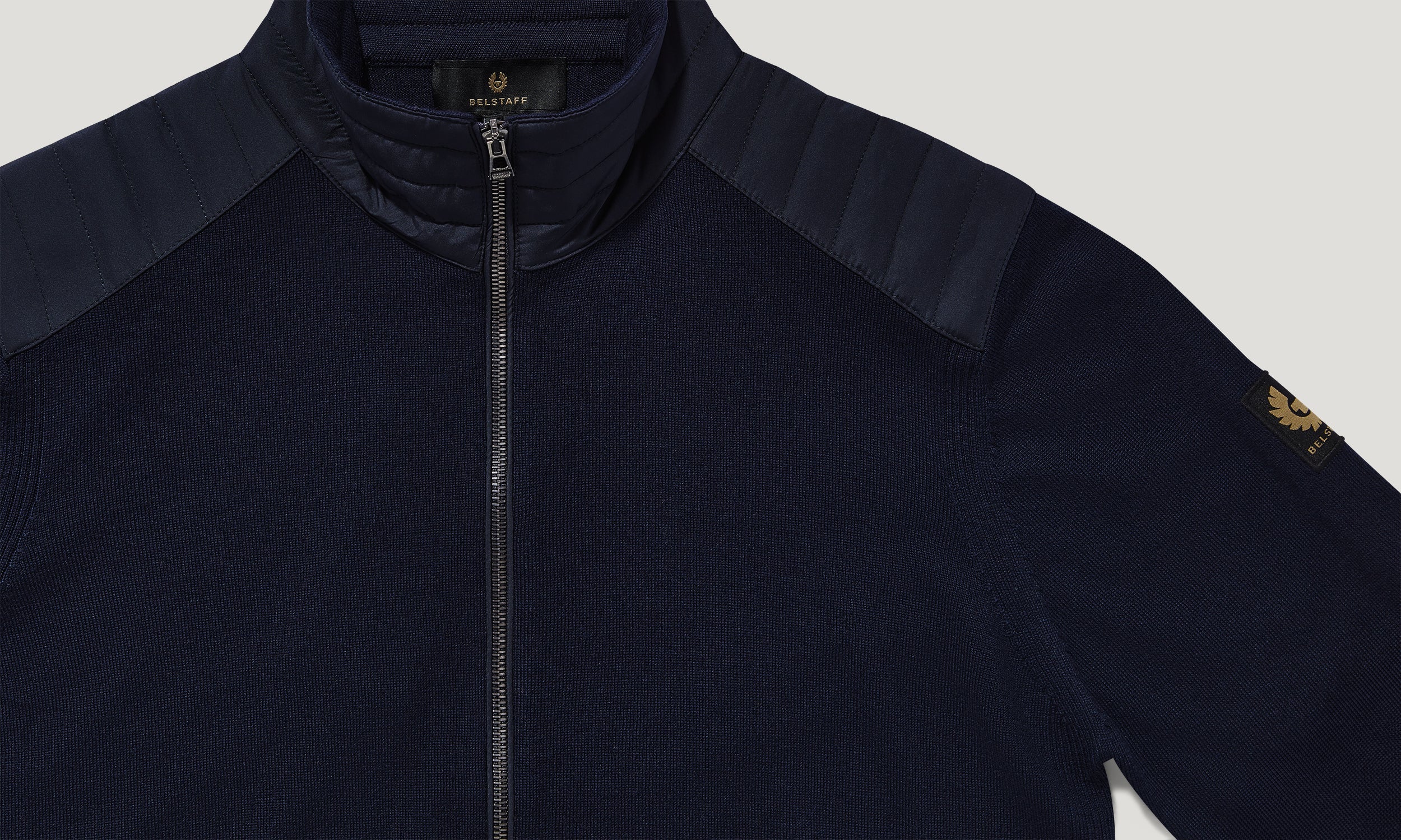 CARDIGAN ZIPPÉ KELBY - Bleu encre foncé
