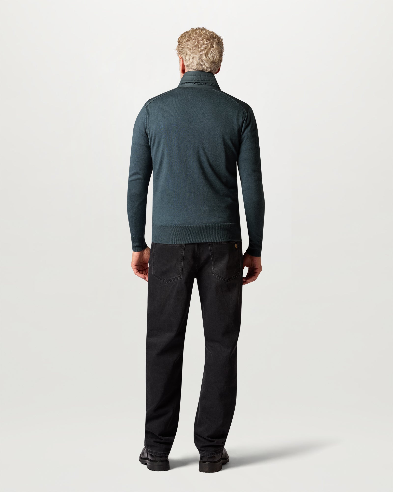 KELBY ZIP CARDIGAN - Petrol