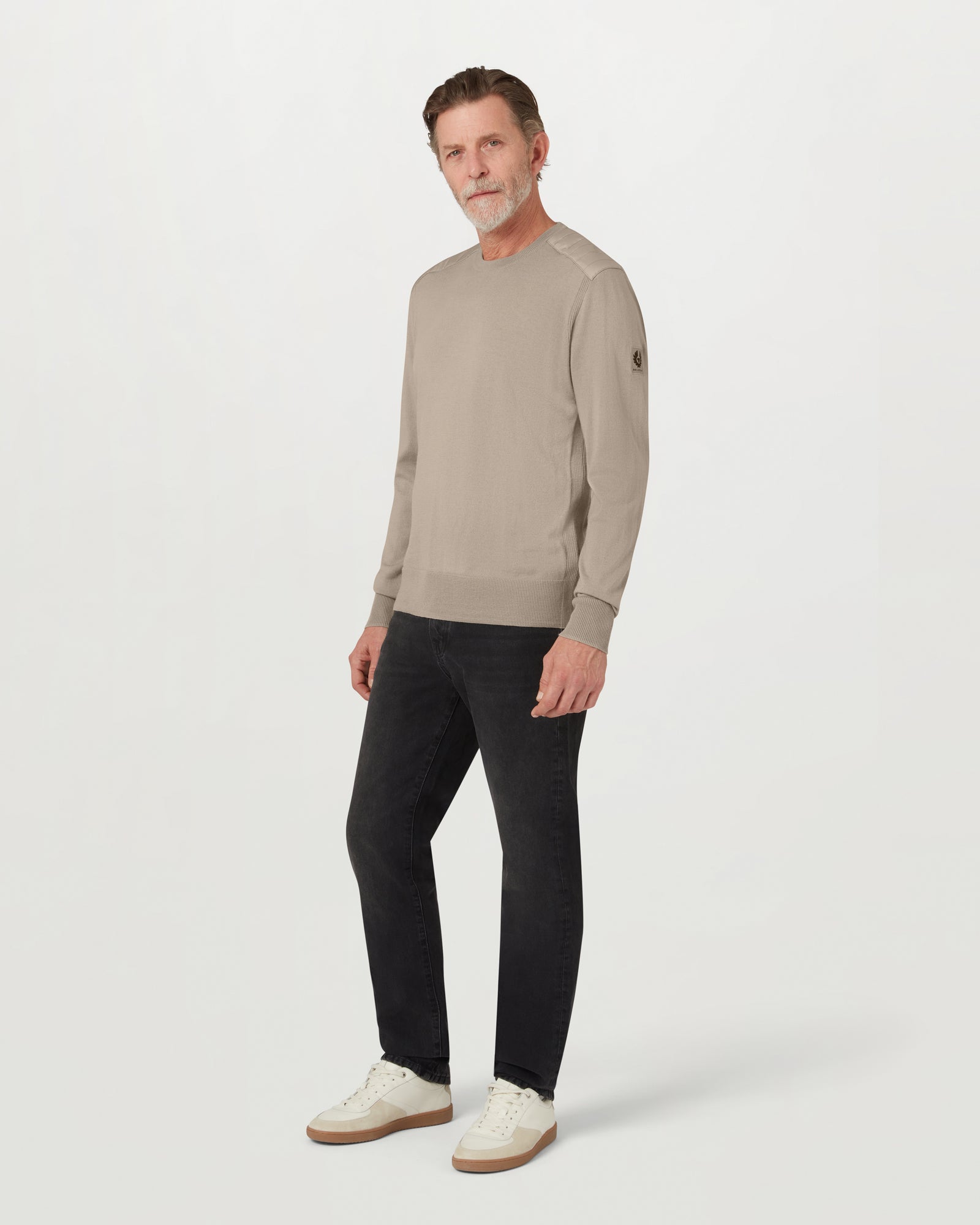 KERRIGAN CREWNECK JUMPER - Dark Sand