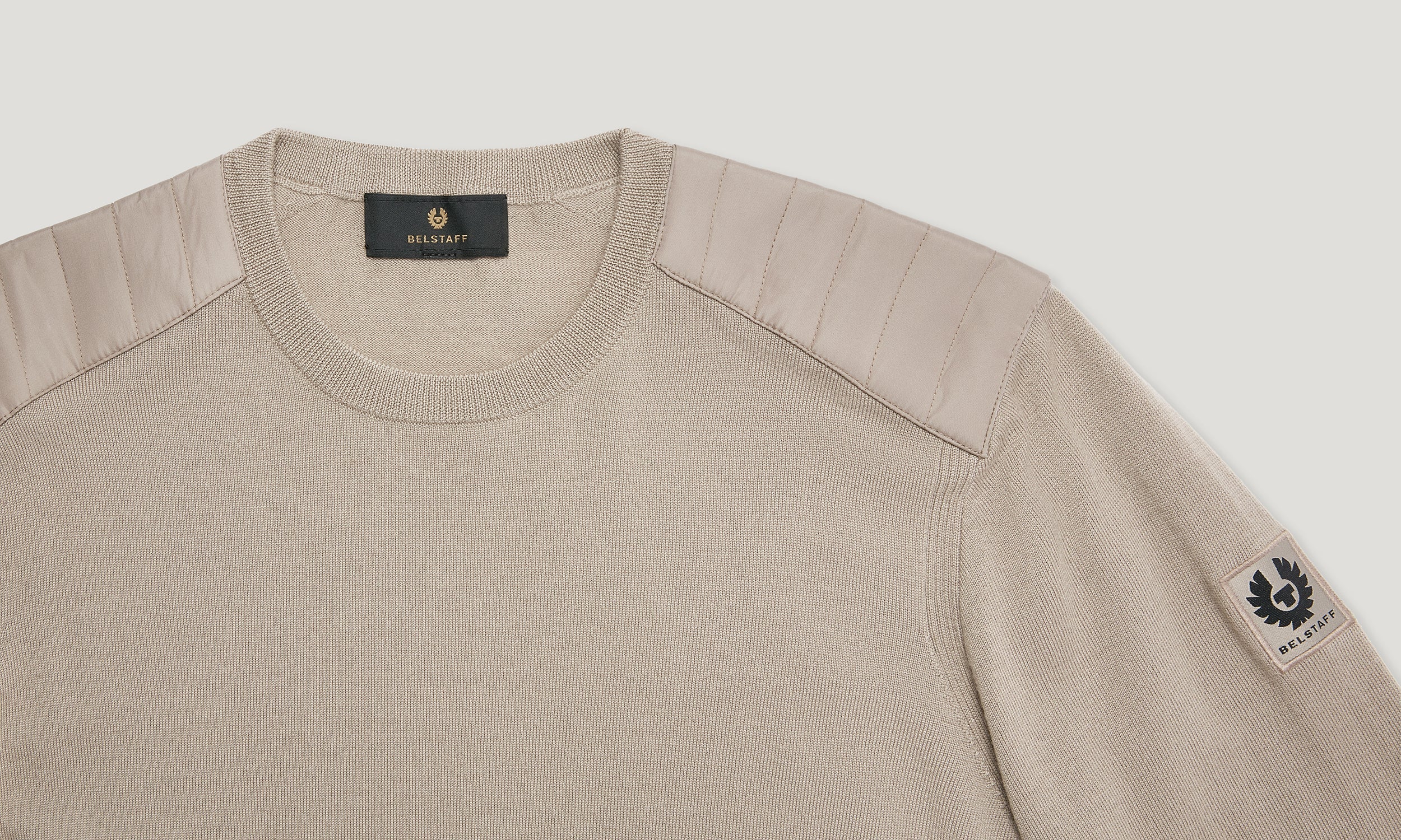 KERRIGAN CREWNECK JUMPER - Dark Sand