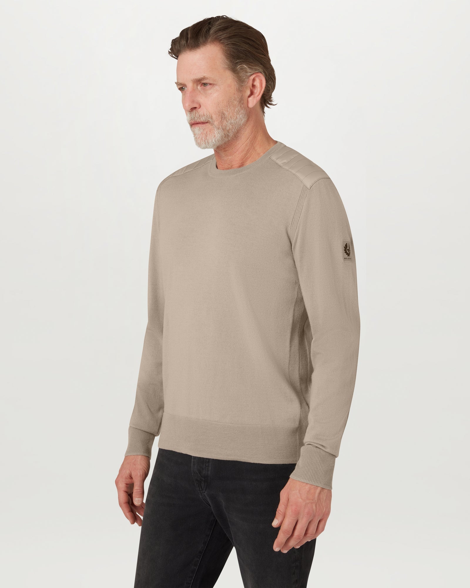 KERRIGAN CREWNECK JUMPER - Dark Sand