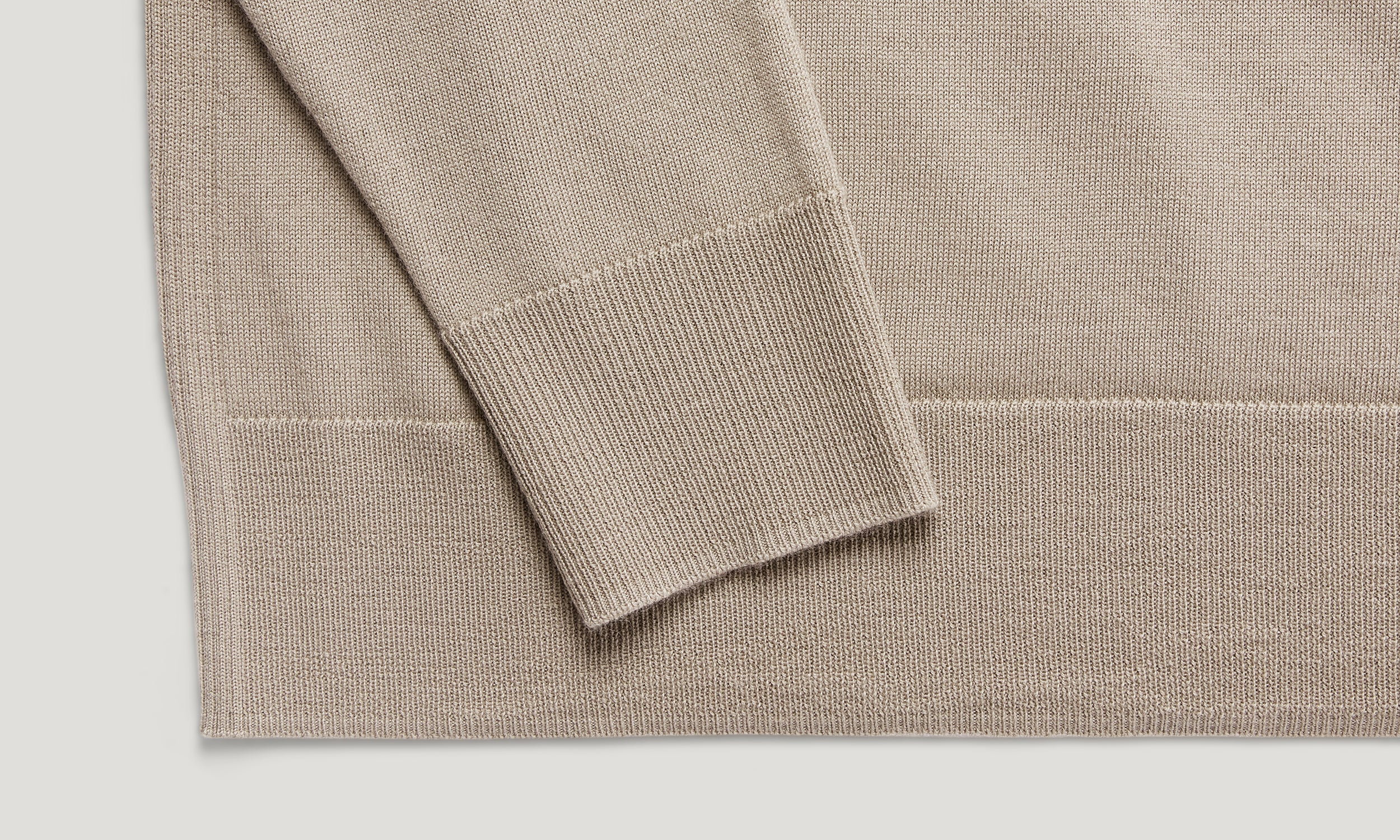 KERRIGAN CREWNECK JUMPER - Dark Sand