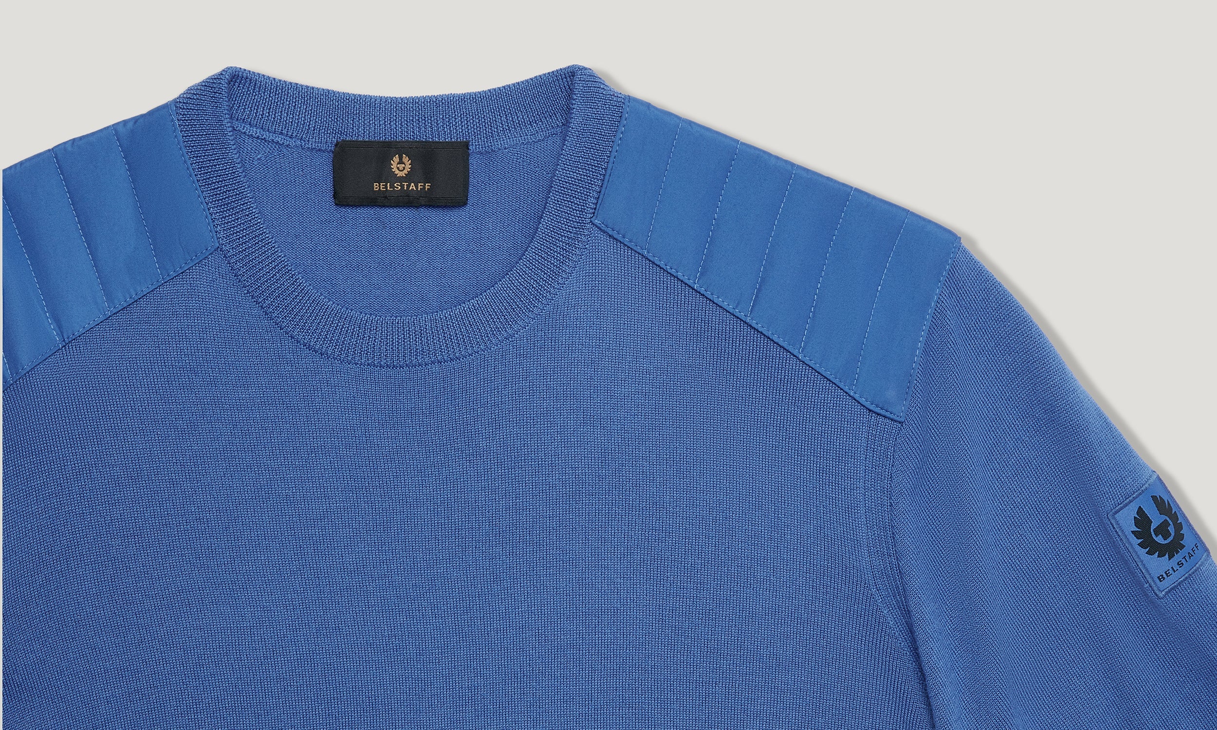 KERRIGAN CREWNECK JUMPER - Marine Blue