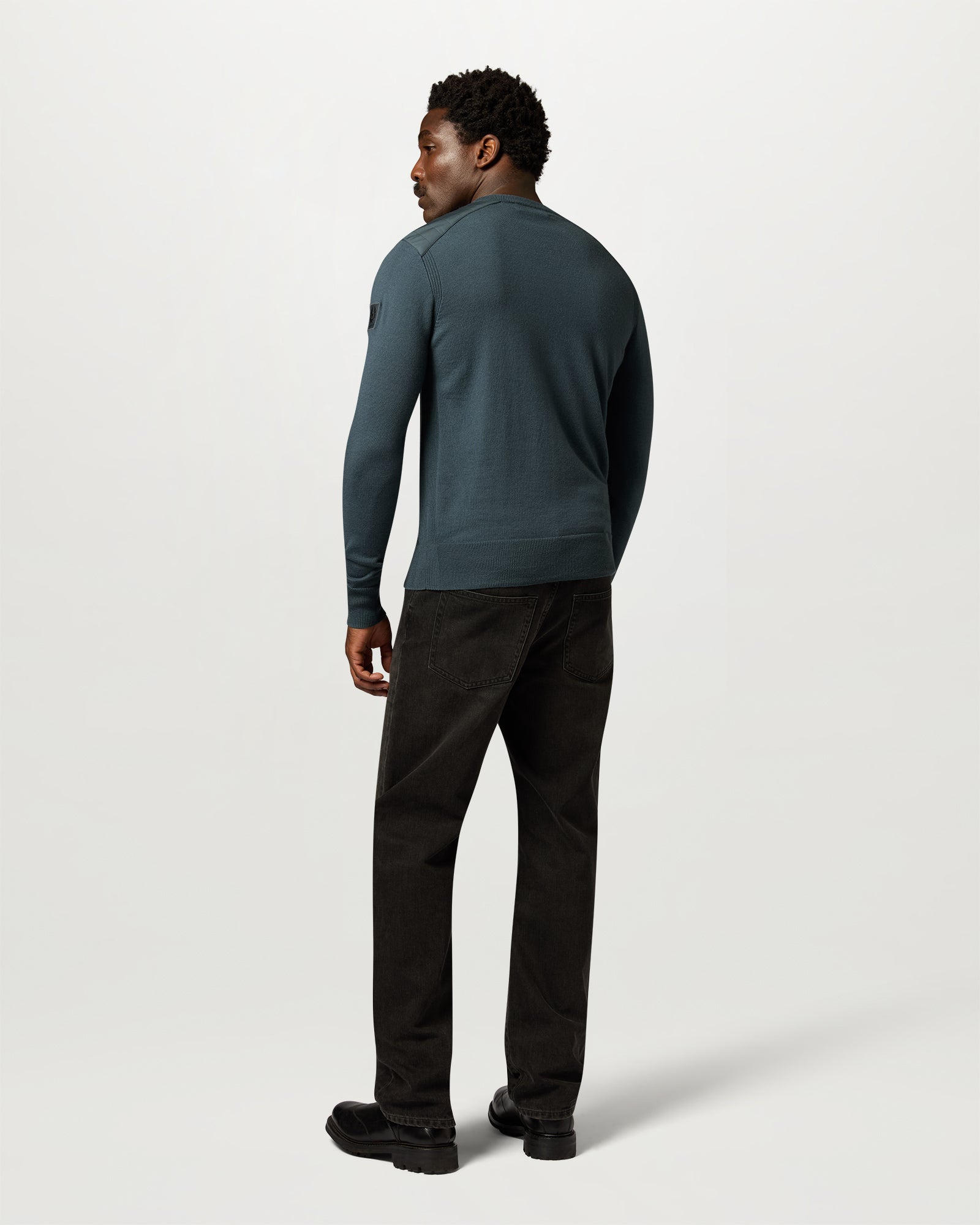 KERRIGAN CREWNECK JUMPER - Petrol