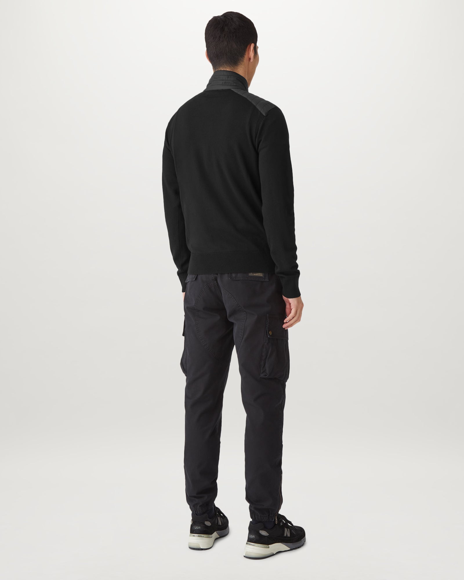 KILMINGTON QUARTER ZIP JUMPER - Black