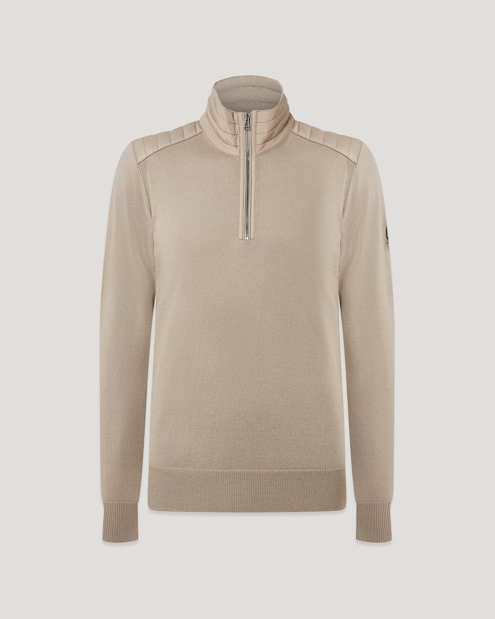 KILMINGTON QUARTER ZIP JUMPER - Dark Sand