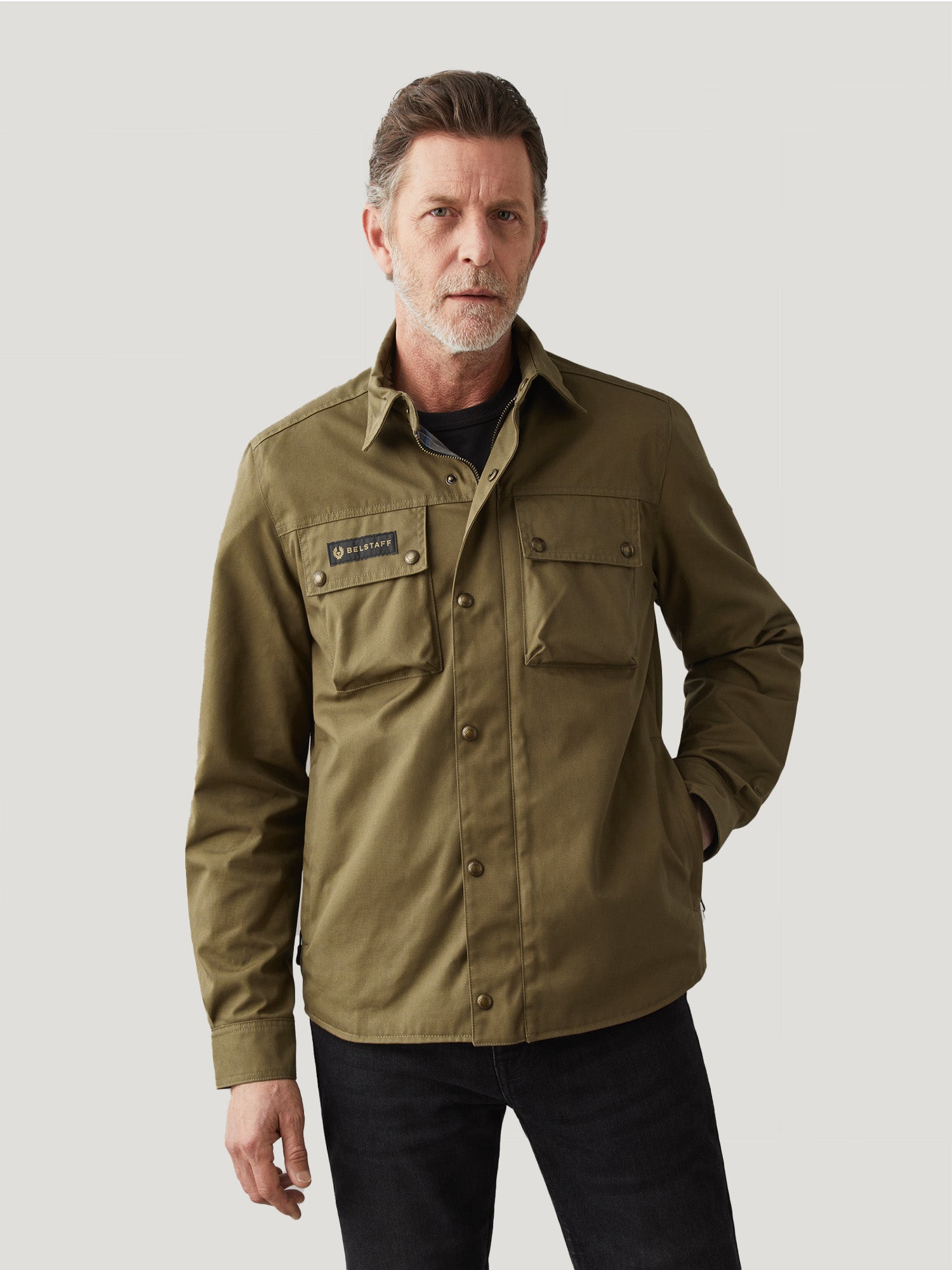 Belstaff mansion ベルスタッフ マンションモーターサイクルシャツ MANSION MOTORCYCLE SHIRT – Belstaff.com