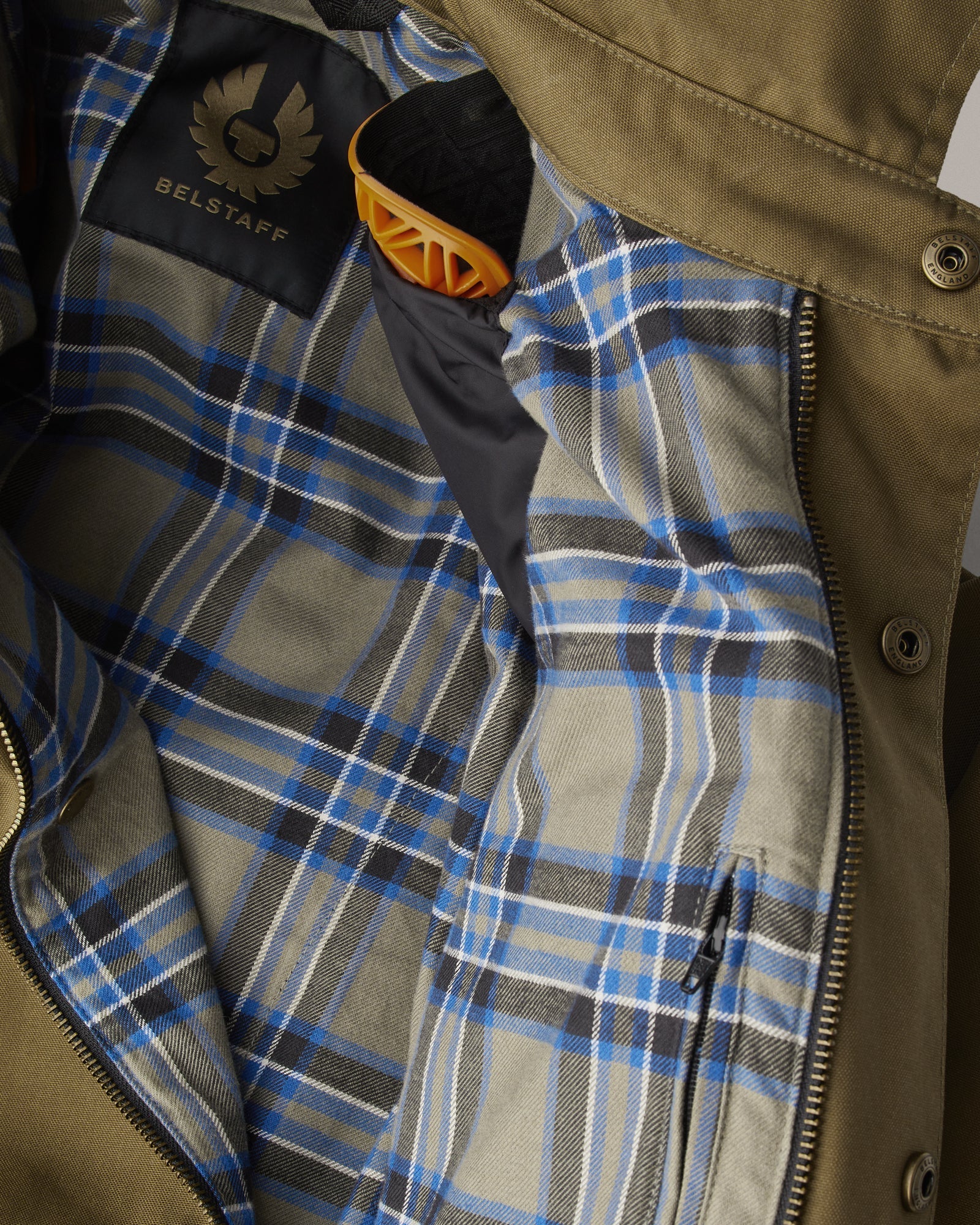 MANSION MOTORCYCLE SHIRT - Belstaff Olive