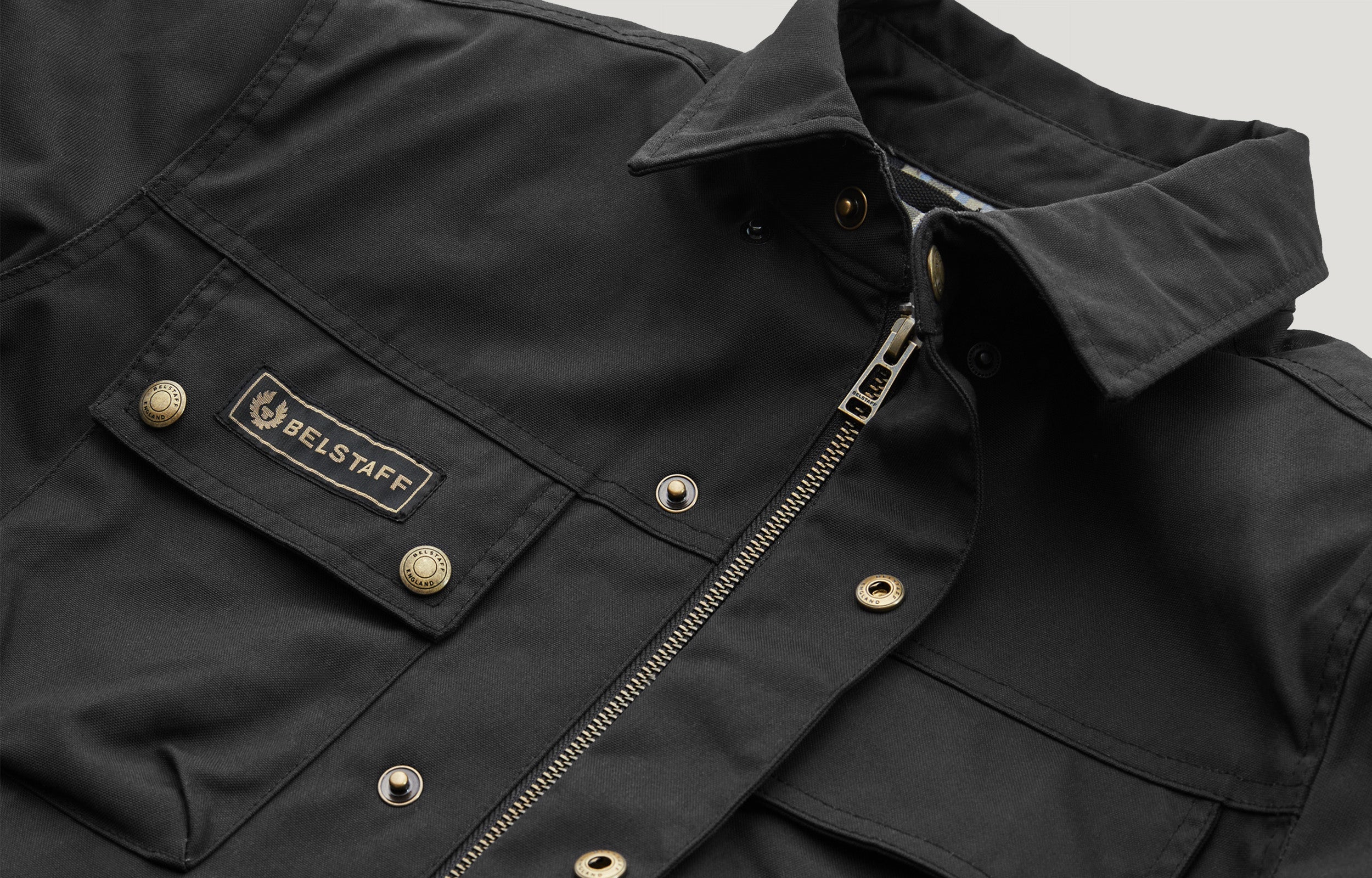 MANSION MOTORCYCLE SHIRT - Black