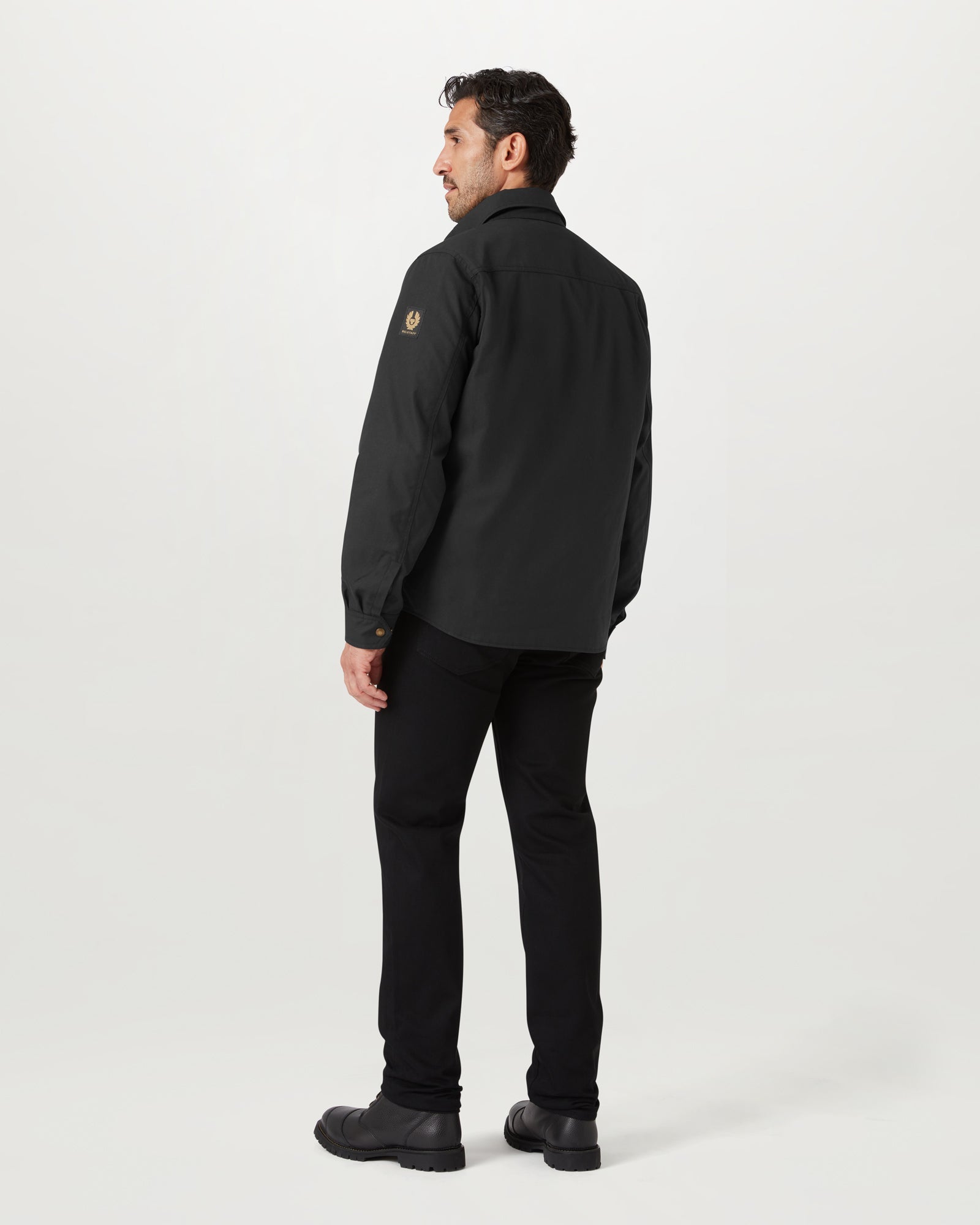 MANSION MOTORCYCLE SHIRT - Black