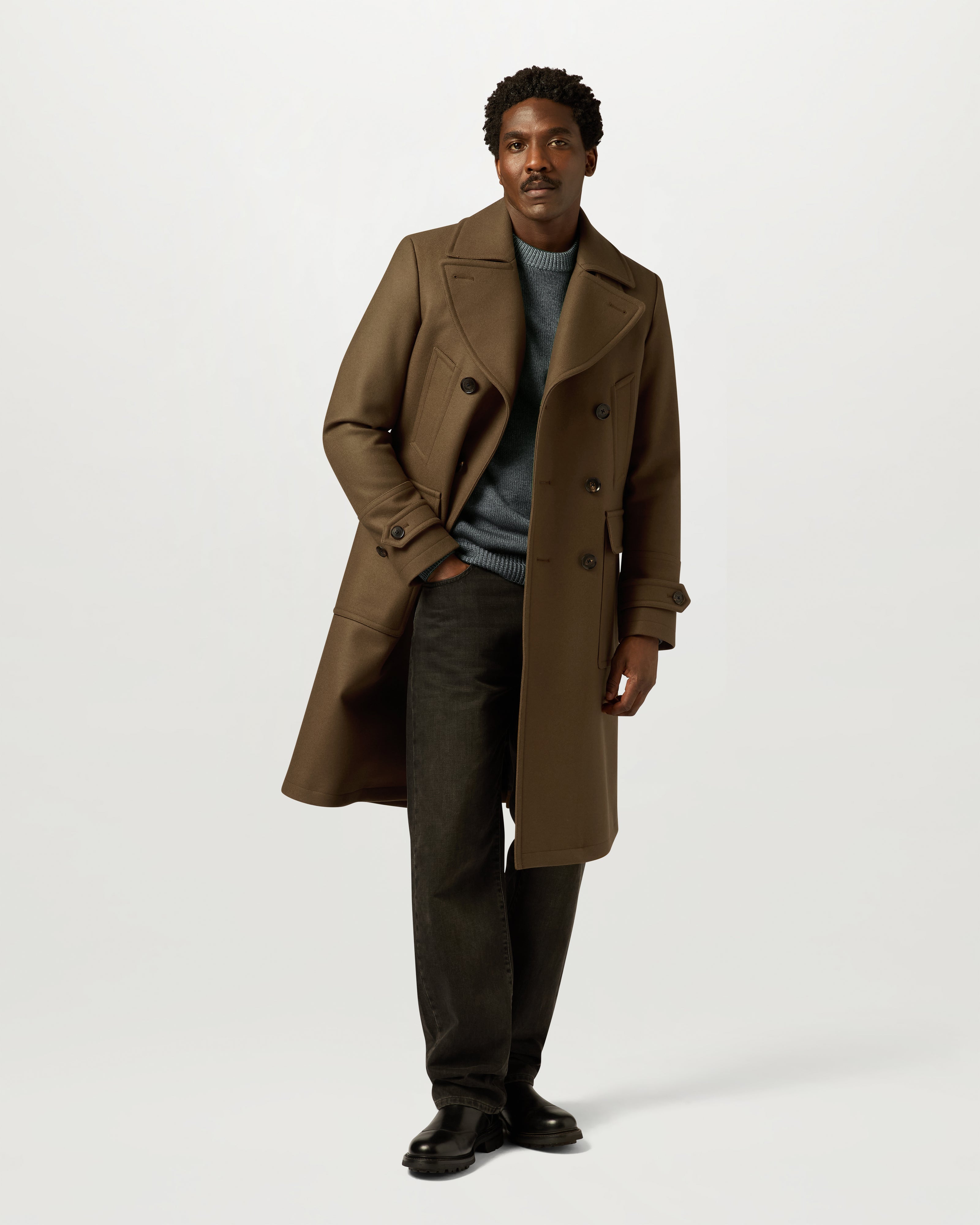 MILFORD COAT - Khaki Green