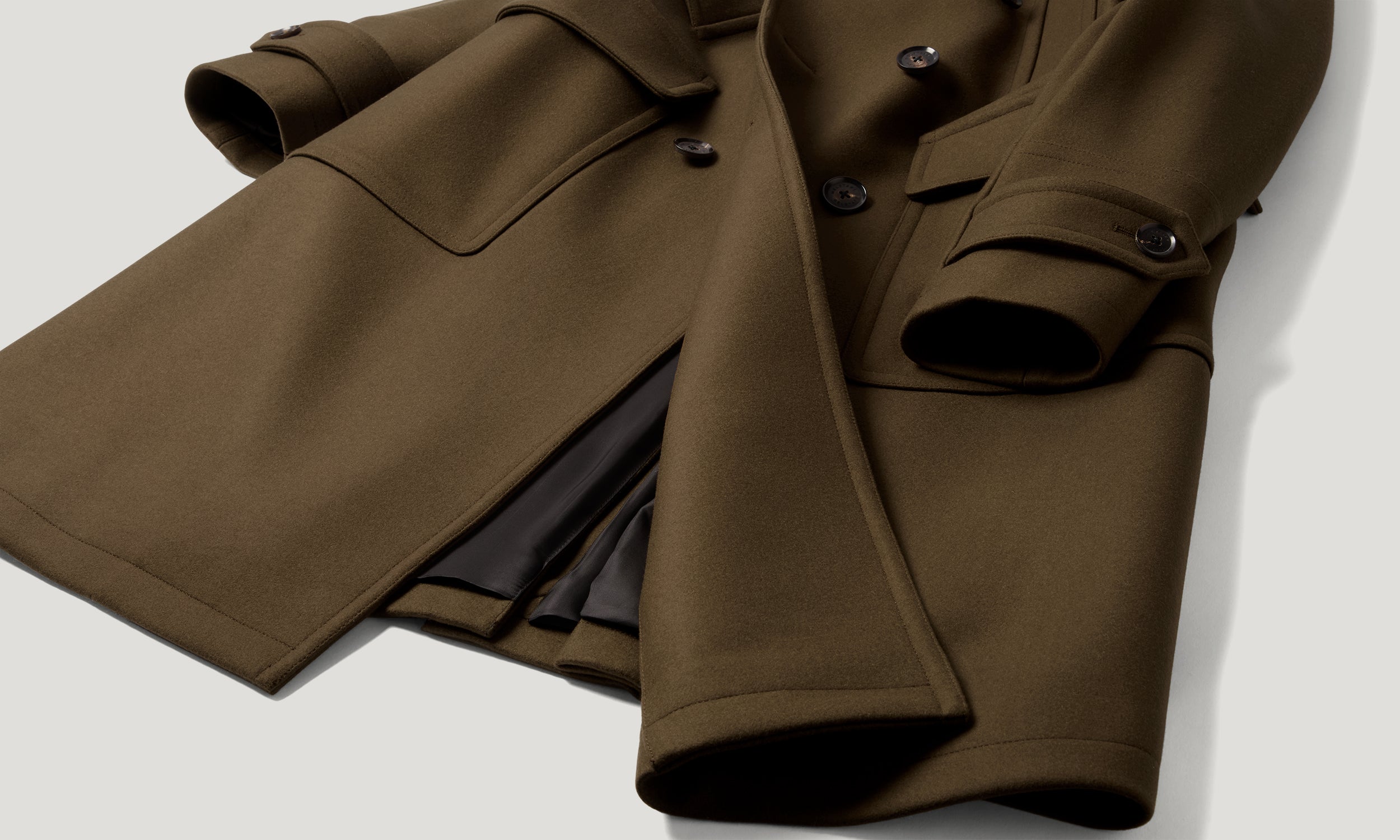 MILFORD COAT - Khaki Green
