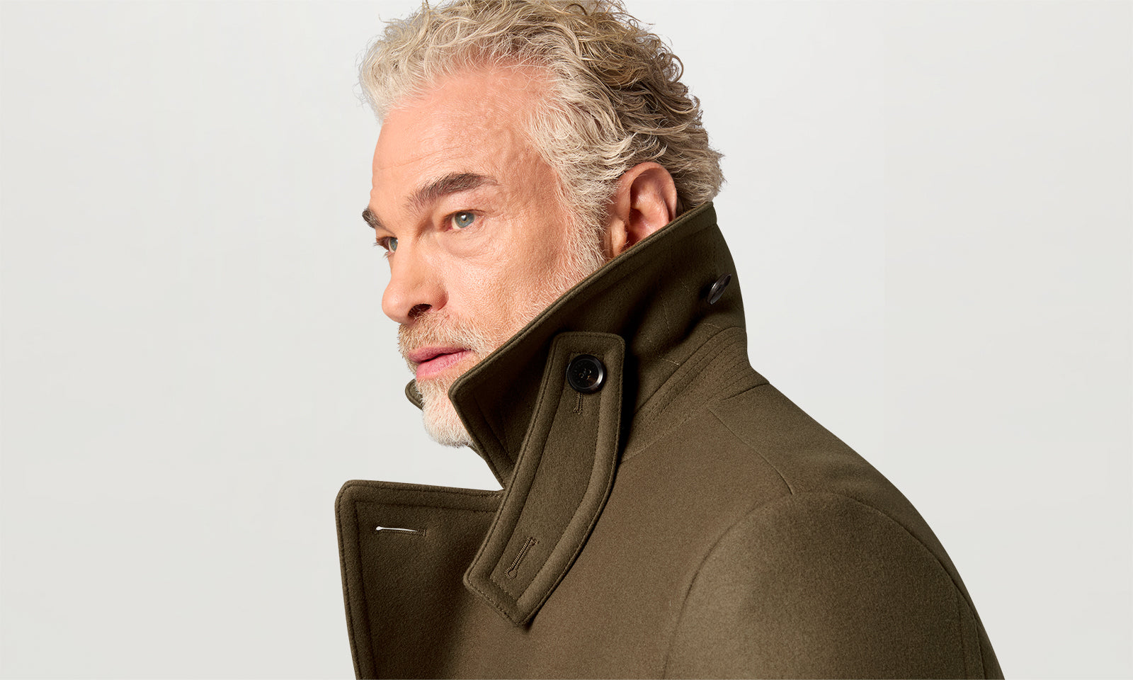 MILFORD PEACOAT - Khaki Green