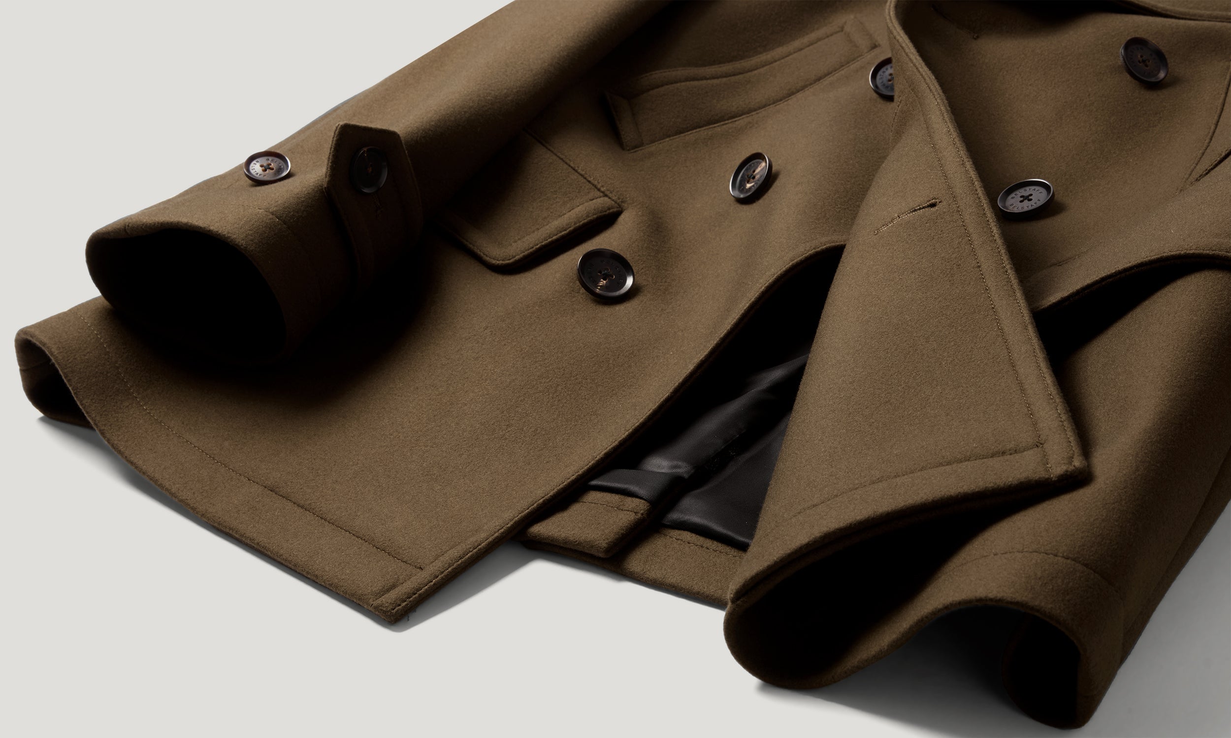 MILFORD PEACOAT - Khaki Green