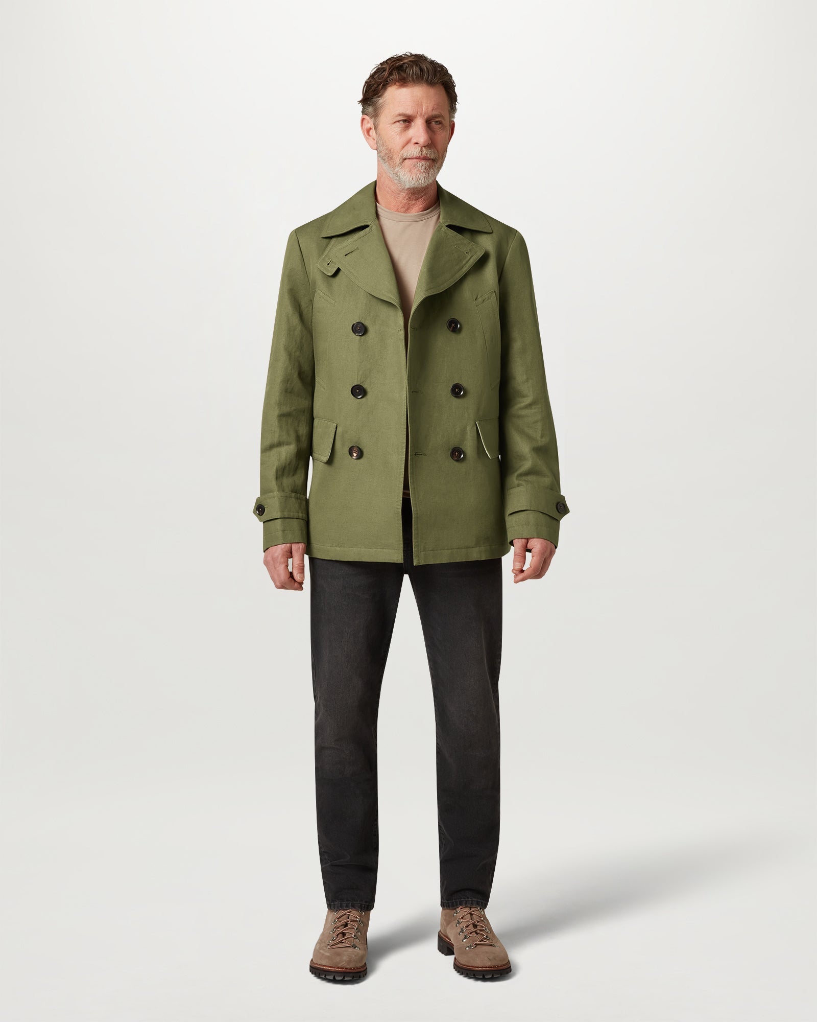 MILFORD PEACOAT - True Olive